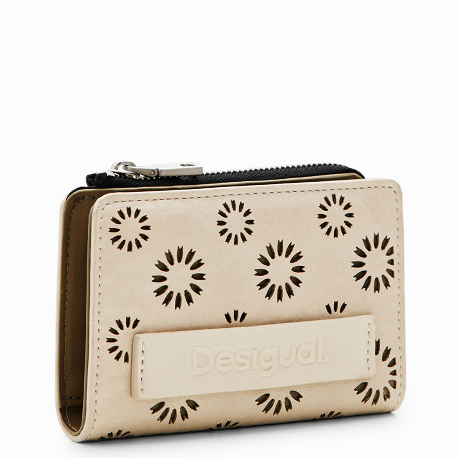 Desigual Damen Geldbörse Emma 2.0 Mini crudo beige