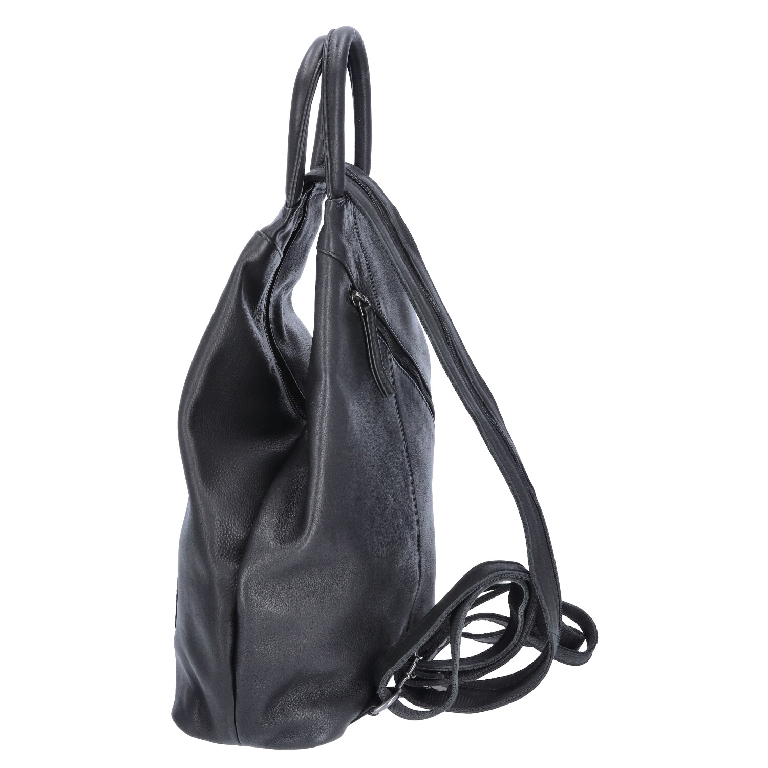The Skandinavian Brand Damen Leder Rucksack - Black Abbildung 5