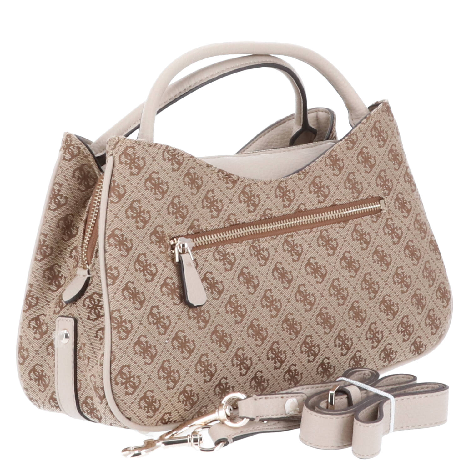 GUESS Umhängetasche Jessa Girlfriend Latte Logo Abbildung 4