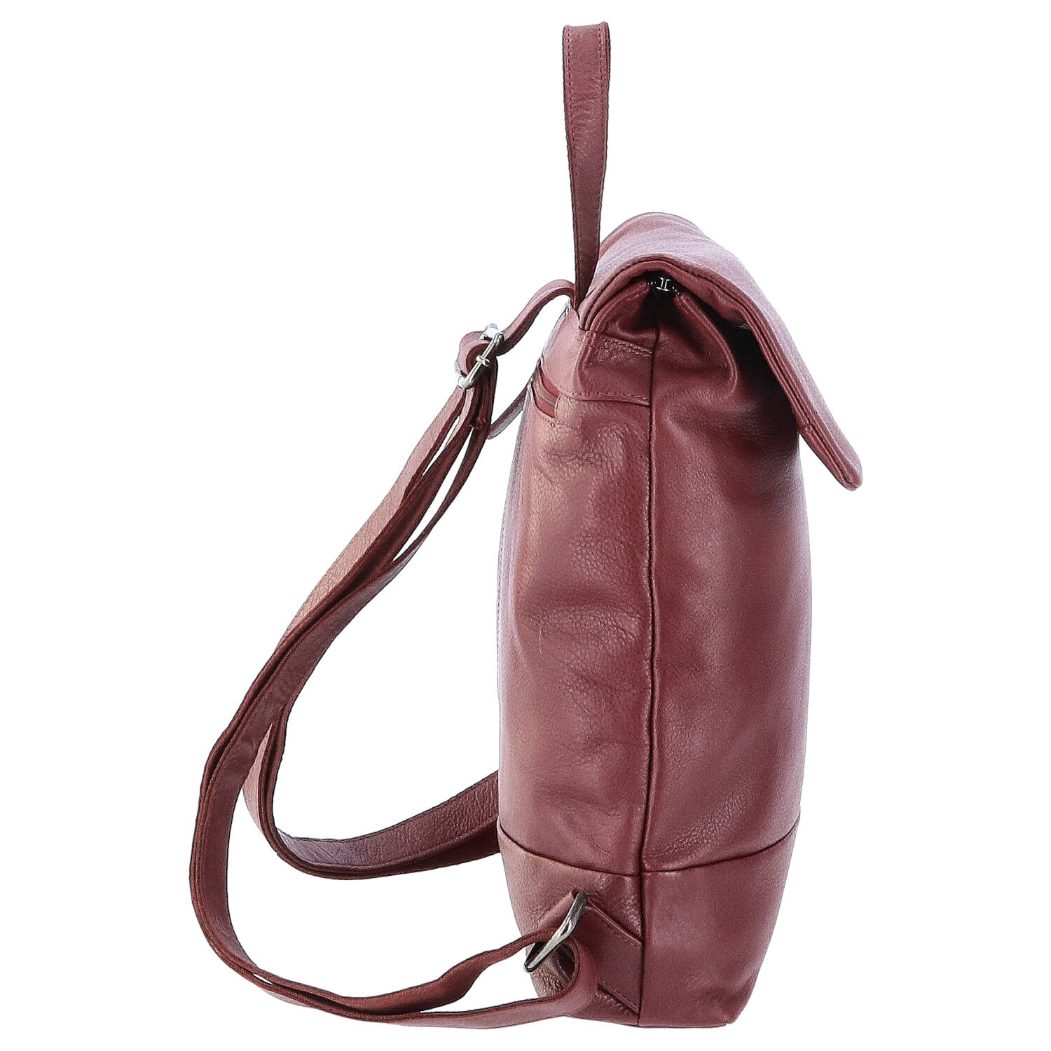 The Skandinavian Brand Rucksack Leder  bordeaux Abbildung 5