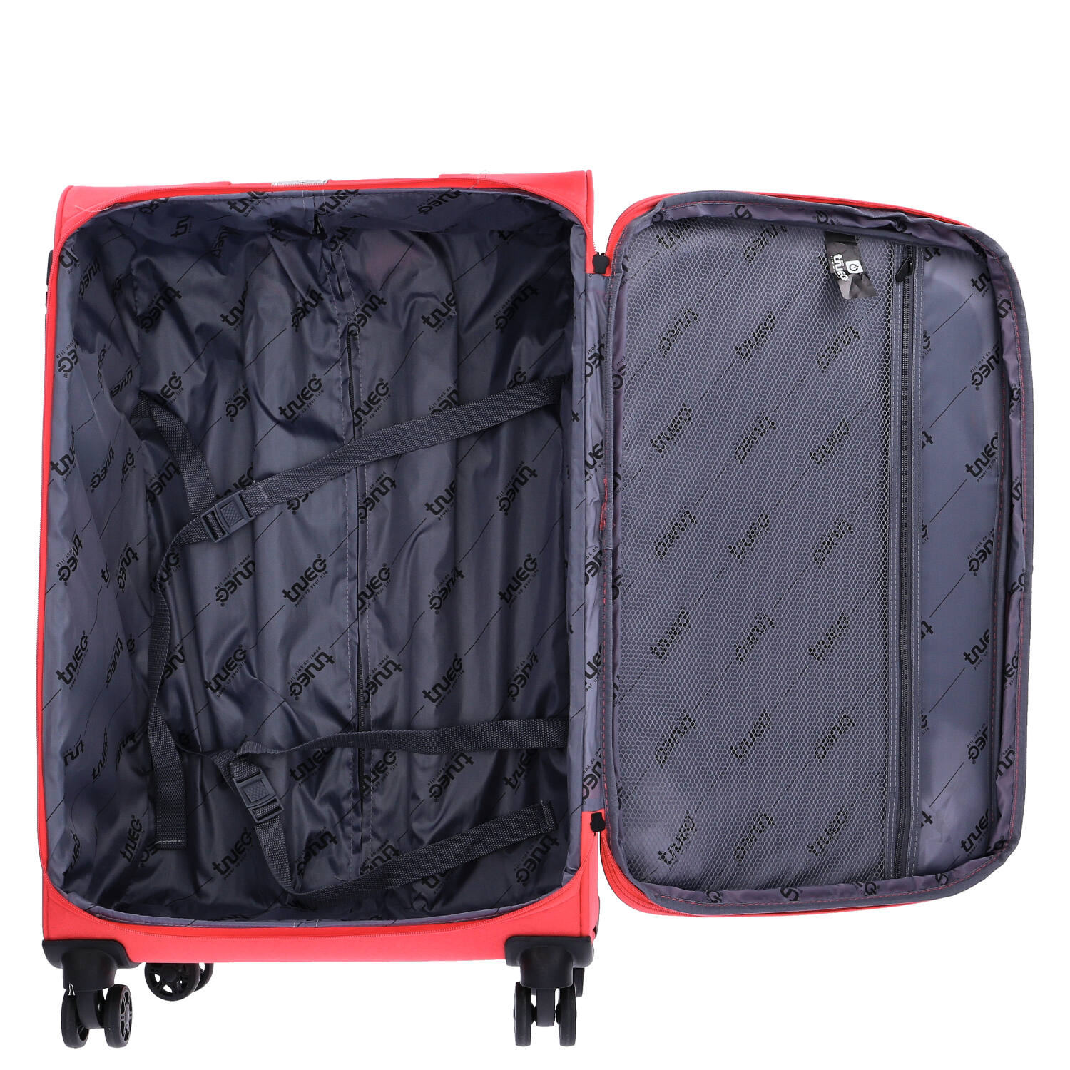 TheTrueC 4 Rollen Koffer 3er Set  S/M/L Kopenhagen fuchsia Abbildung 6