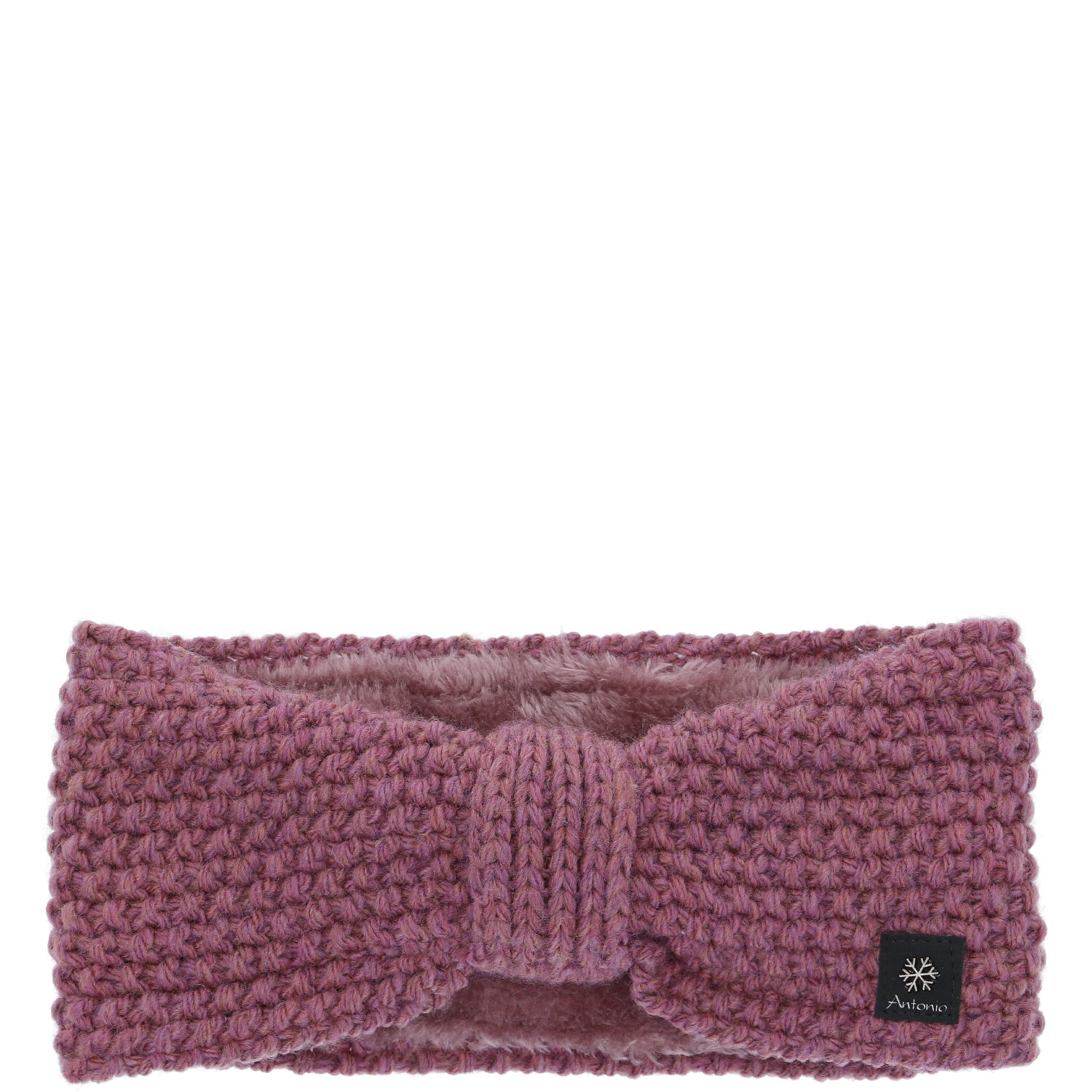 Antonio Damen Strickstirnband mit Fleece  berry Abbildung 1 Antonio Damen Strickstirnband mit Fleece  berry Abbildung 1