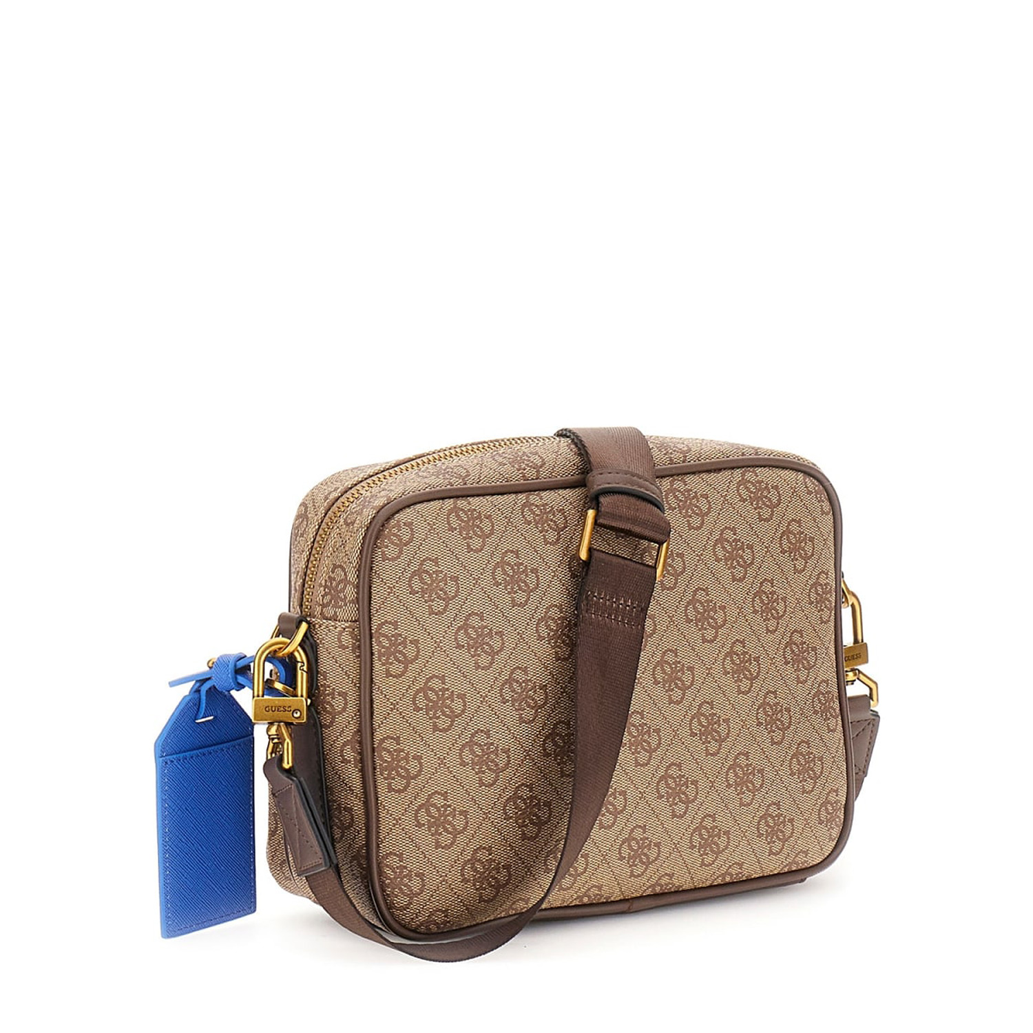 GUESS Herren Umhängetasche Milano Beige/Brown Abbildung 2