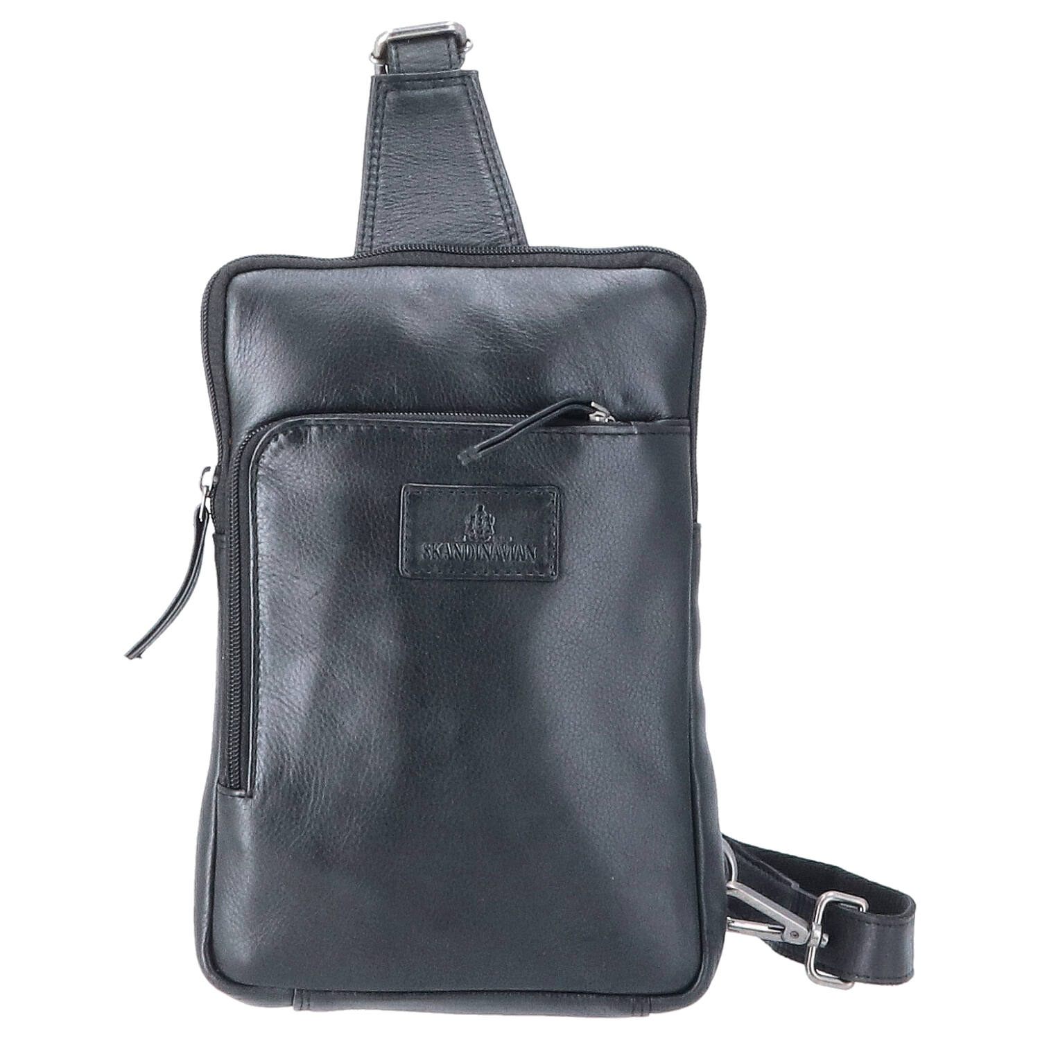 The Skandinavian Brand Leder Umhängetasche - Black Abbildung 5