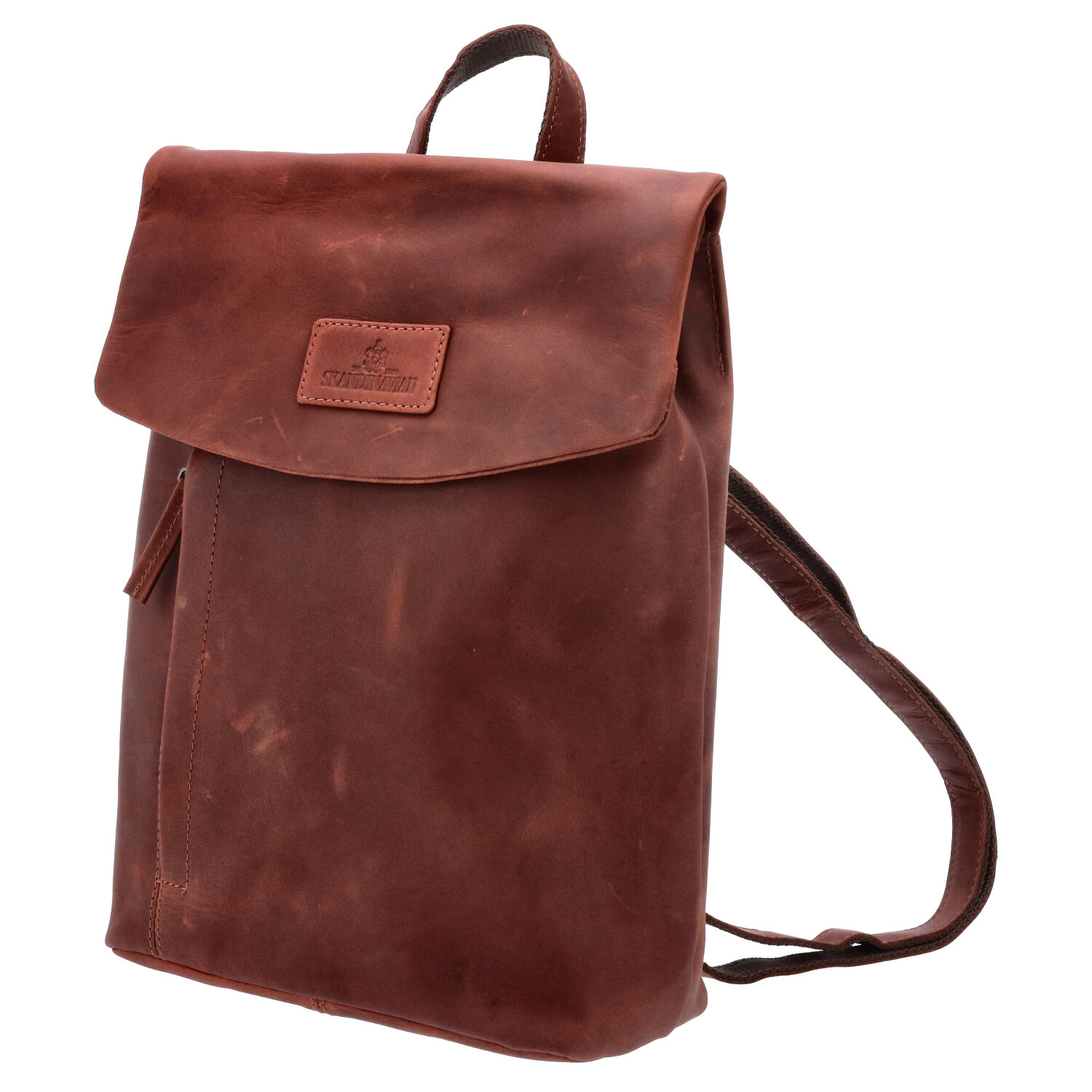 The Skandinavian Brand Leder Rucksack - Cognac Abbildung 1