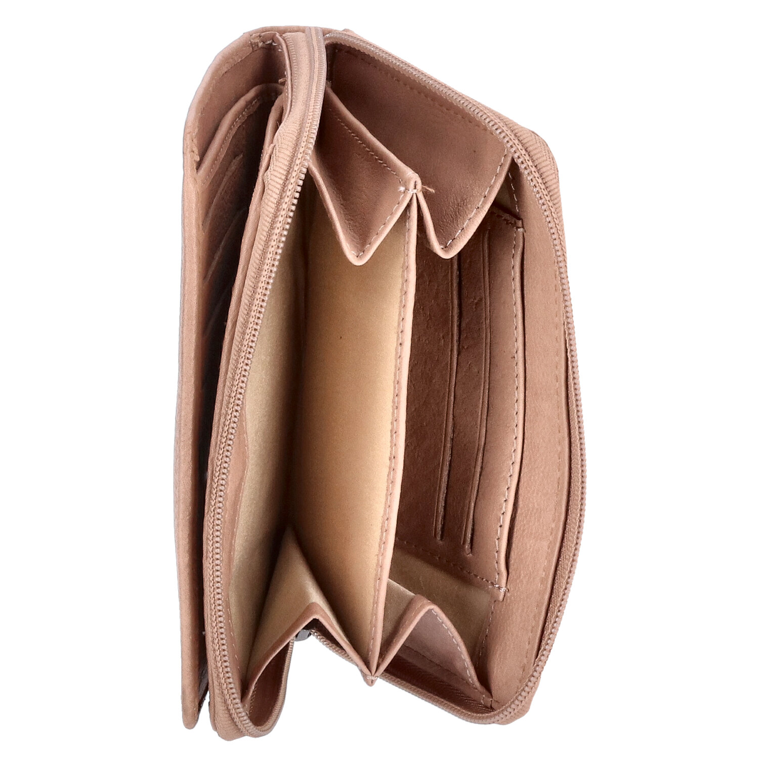 The Skandinavian Brand Damen Leder Geldbörse  beige Abbildung 5