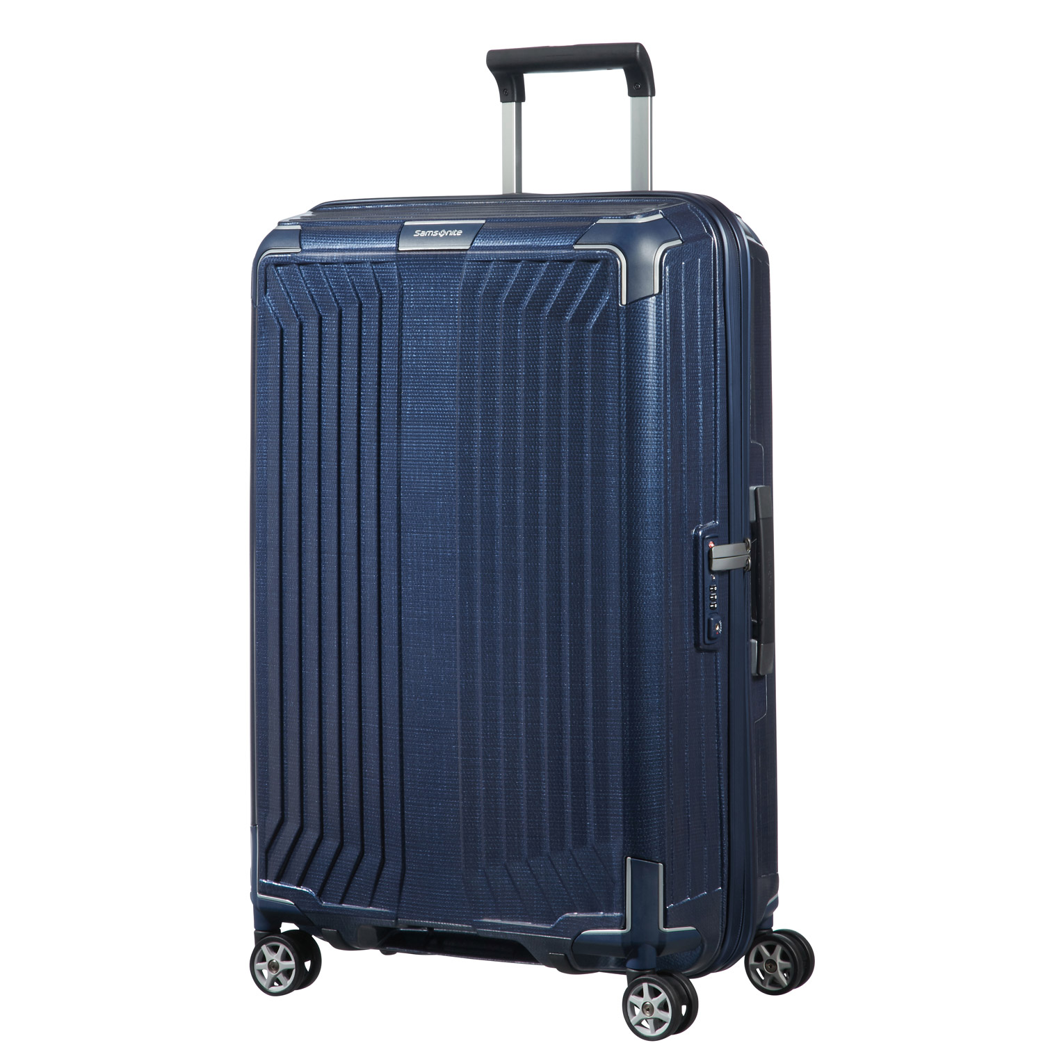 Samsonite Trolley mit 4 Rollen 69cm Lite-Box deep blue