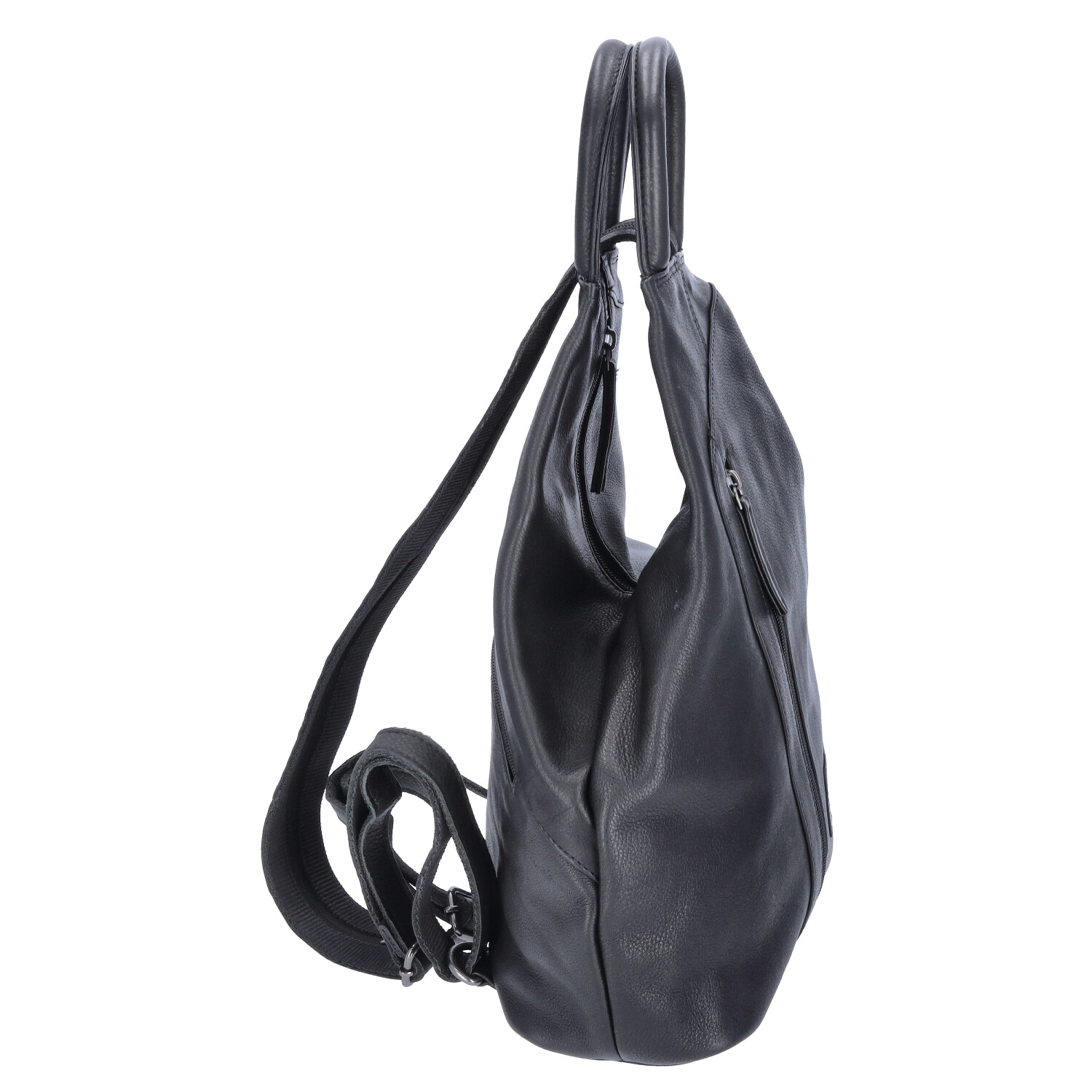The Skandinavian Brand Damen Leder Rucksack - Black Abbildung 4