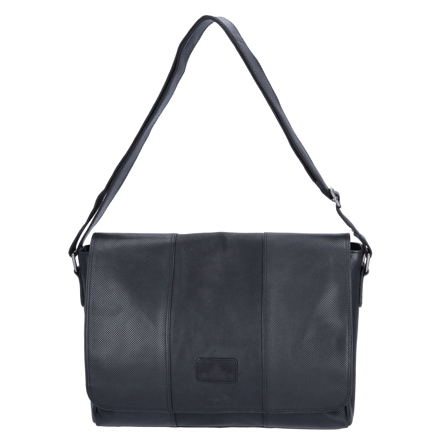 The Skandinavian Brand Leder Messenger  Black