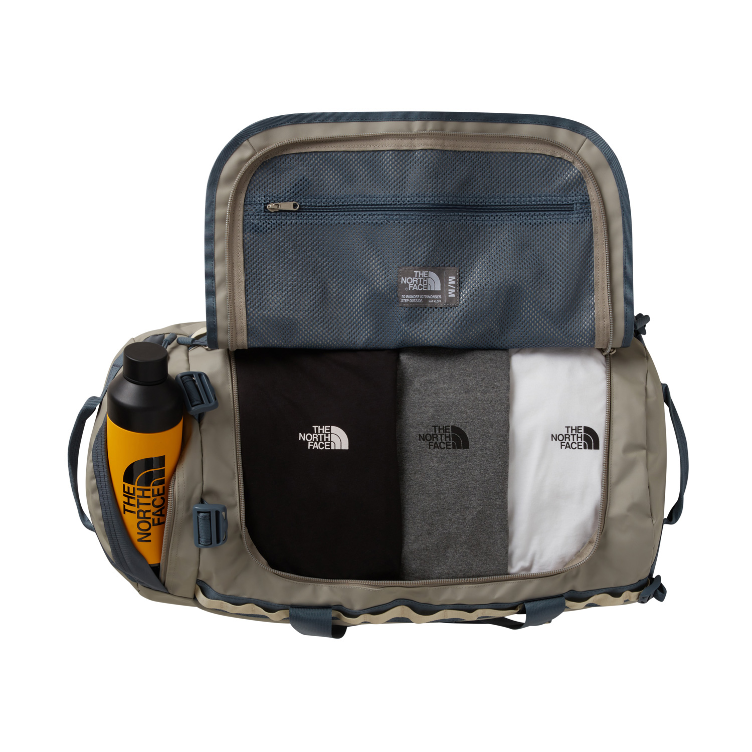 The North Face Reisetasche/Rucksack Base Camp Duffel M Stone Slab/Granite Grey Abbildung 3