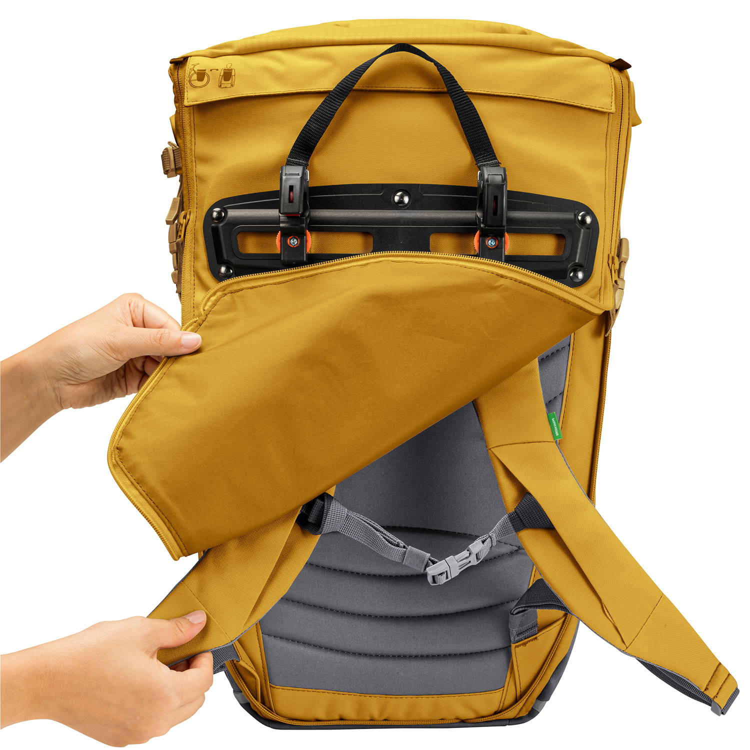 Vaude Fahrradtasche/Rucksack CityGo Bike 23 II Burnt Yellow