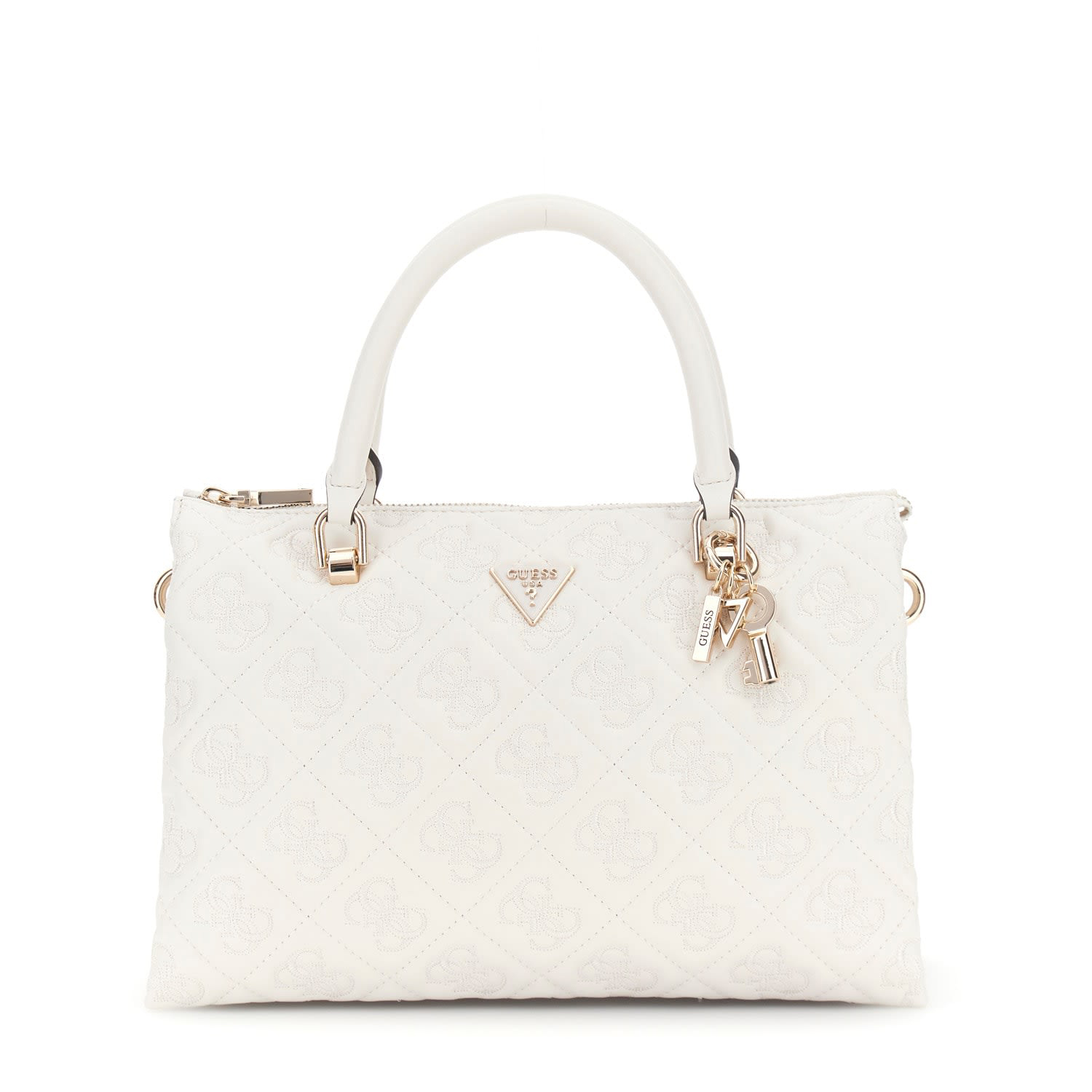 GUESS Handtasche Adelasia off white Abbildung 1