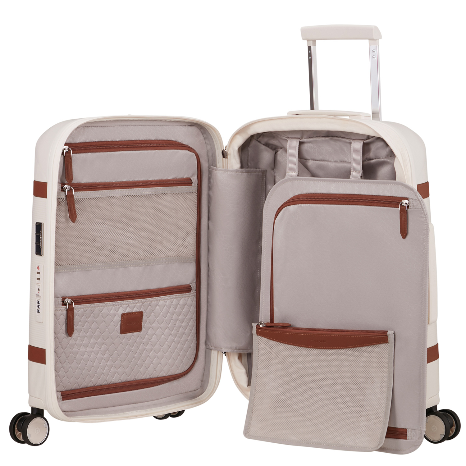Samsonite 4-Rad Trolley 55/20 erweiterbar Image Ivory Abbildung 8