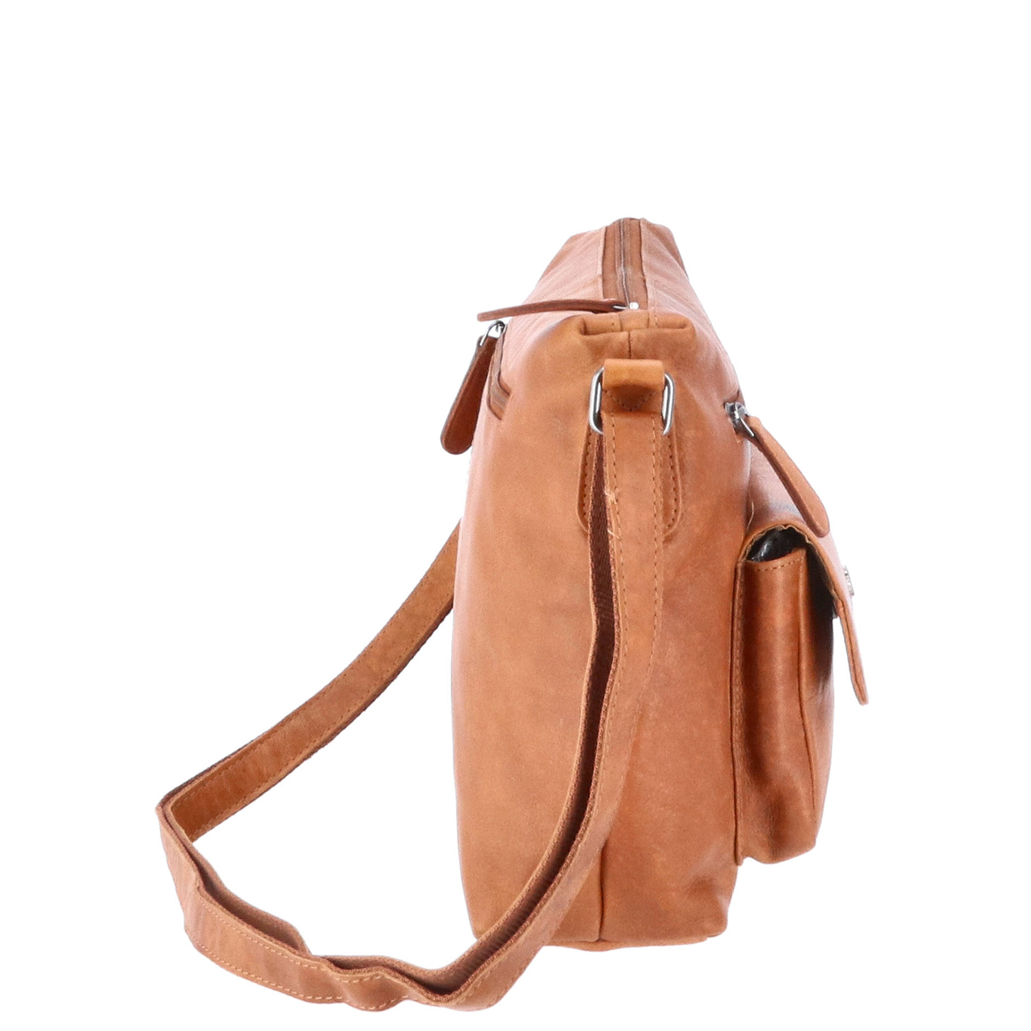 The Skandinavian Brand Damen Umhängetasche - Cognac Abbildung 4