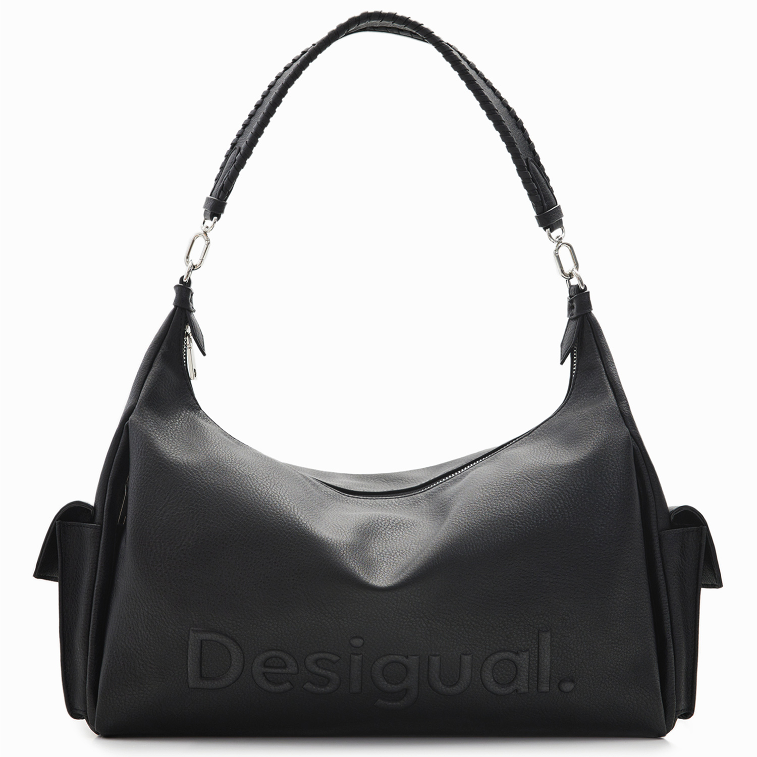 Desigual Damen Handtasche Half Logo 24 Brasilia Black