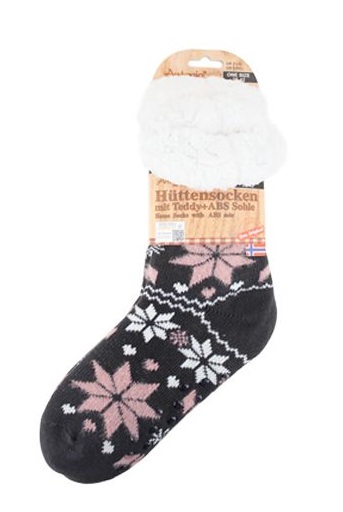 Antonio Hüttensocken Schneeflocken Gr. 35-42  . Abbildung 1