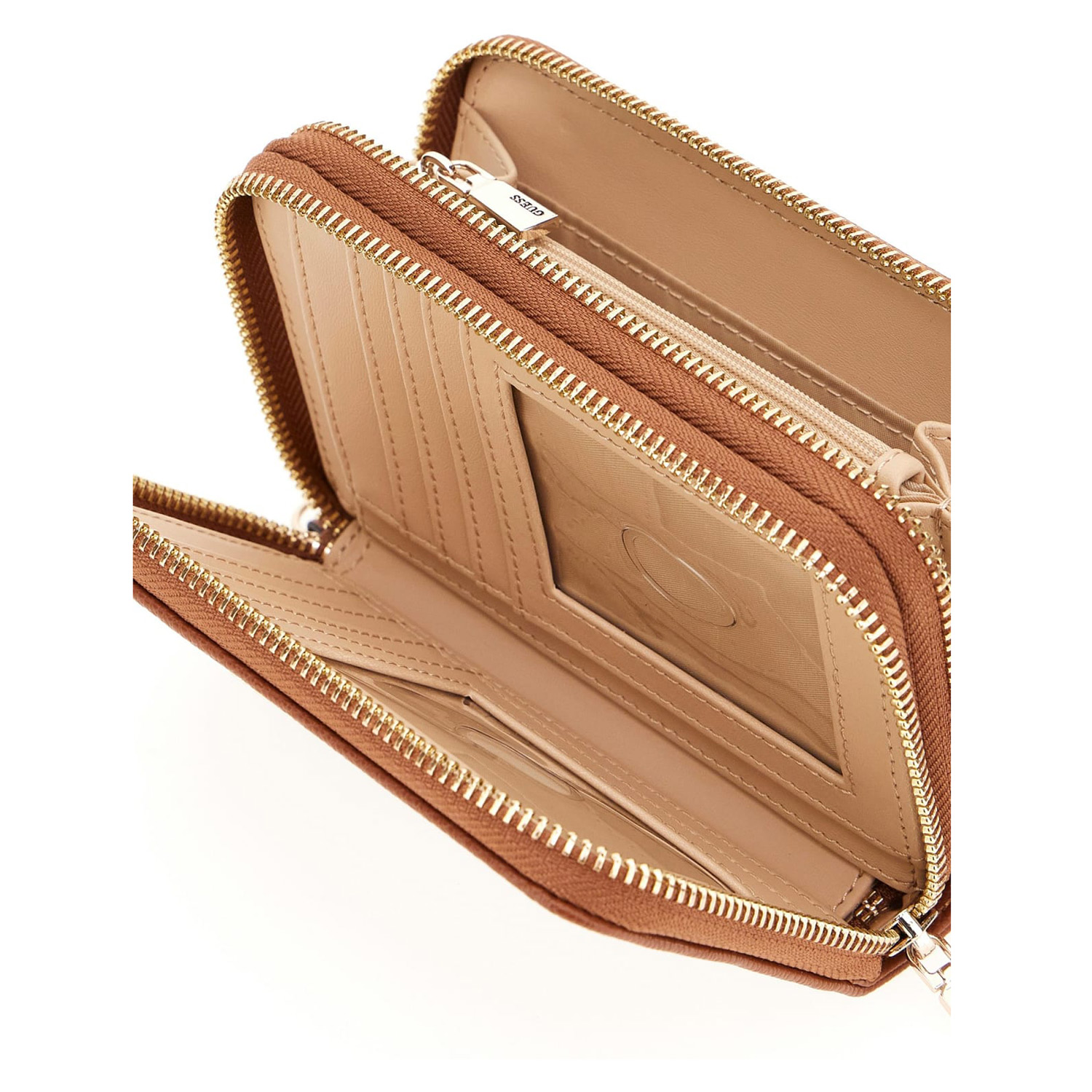 GUESS Damen Geldbörse Amorette Cognac Abbildung 3