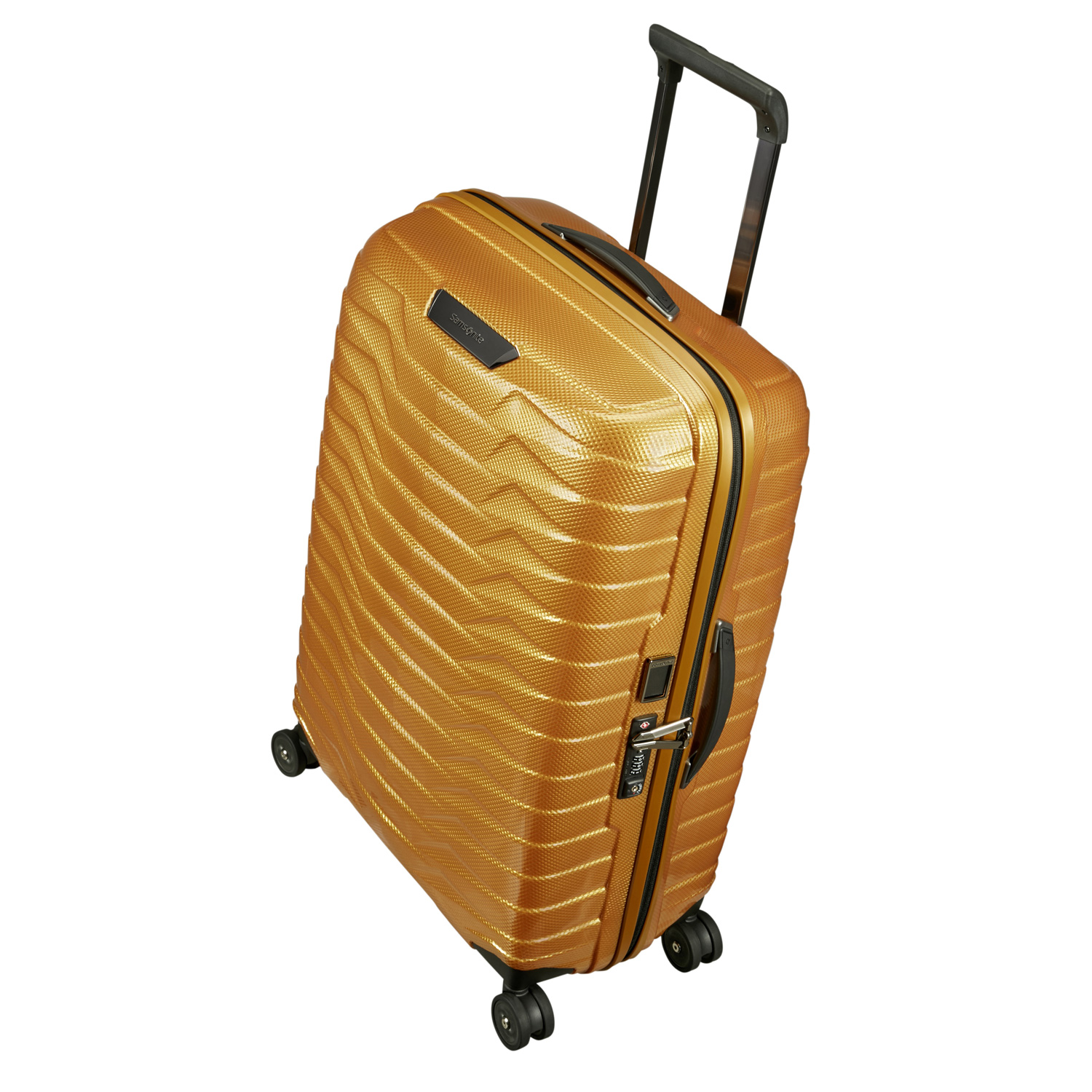 Samsonite Trolley mit 4 Rollen 86cm Proxis honey Gold Abbildung 3