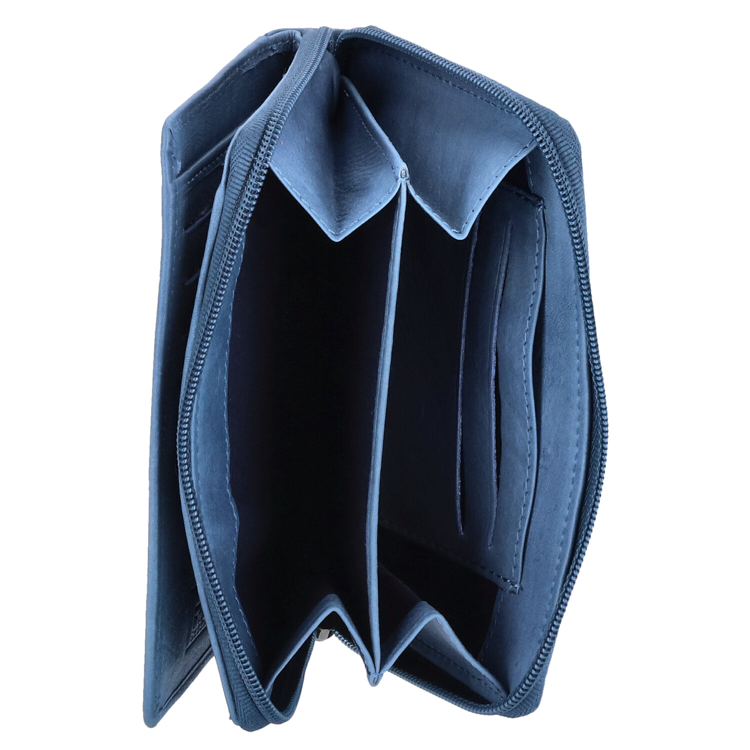 The Skandinavian Brand Damen Leder Geldbörse  blau Abbildung 5