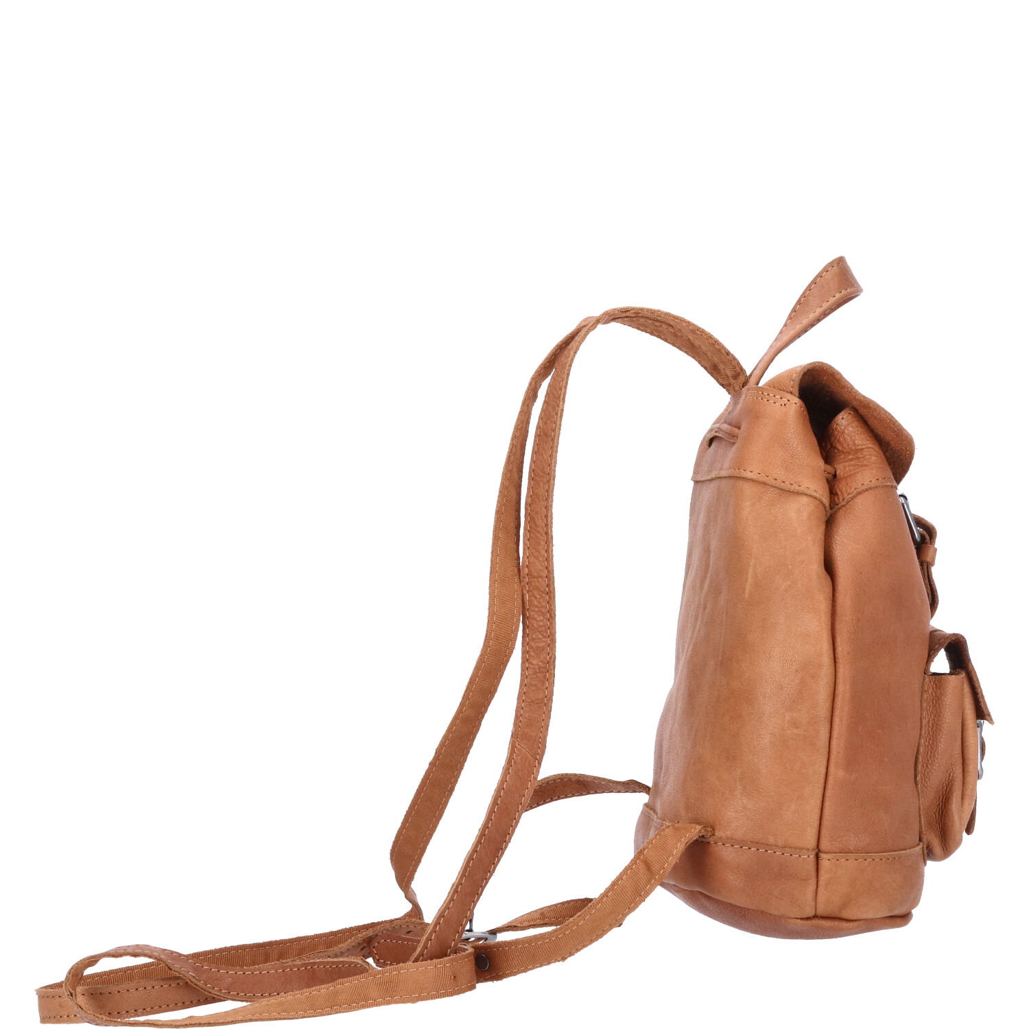 The Skandinavian Brand Damen Lederrucksack mini Style  Cognac