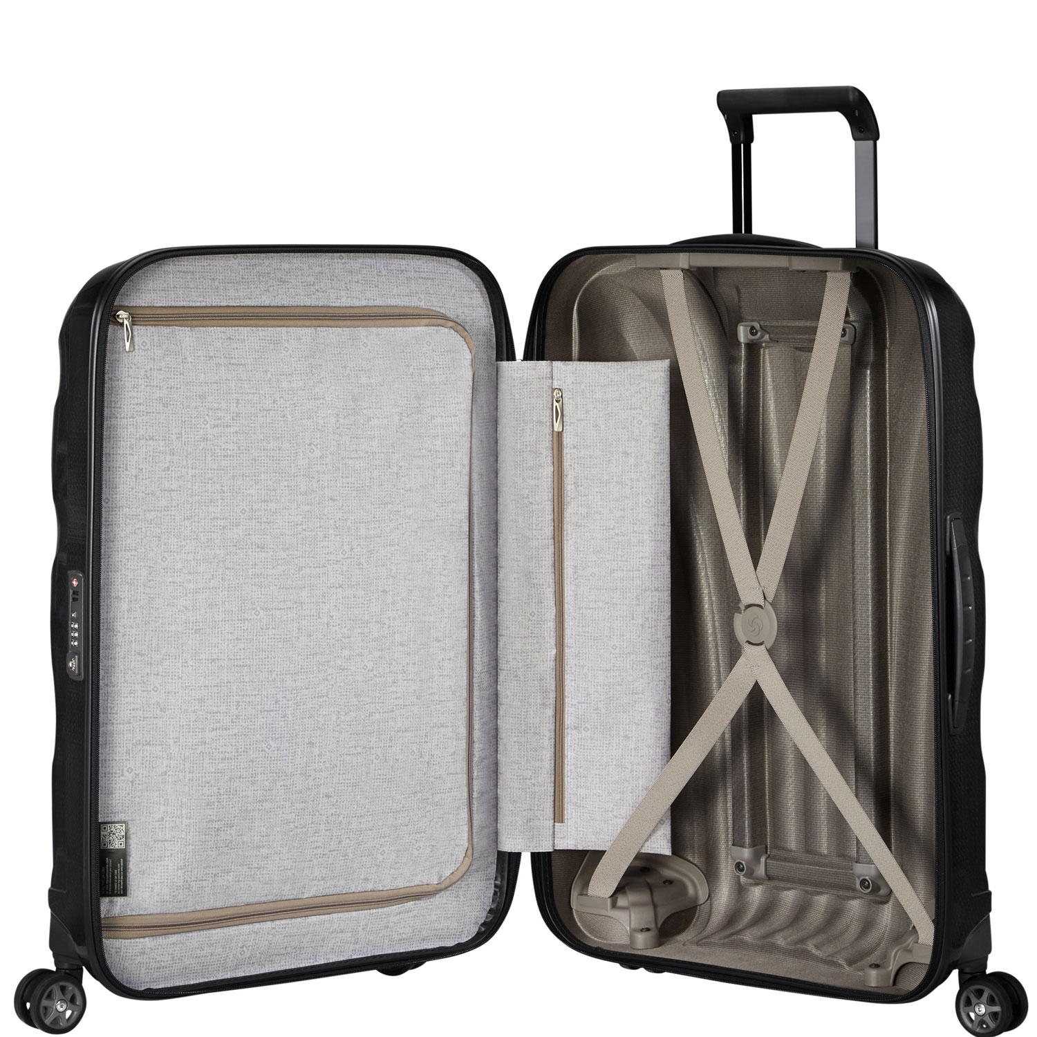 Samsonite Trolley mit 4 Rollen 81cm C-Lite Black Abbildung 5