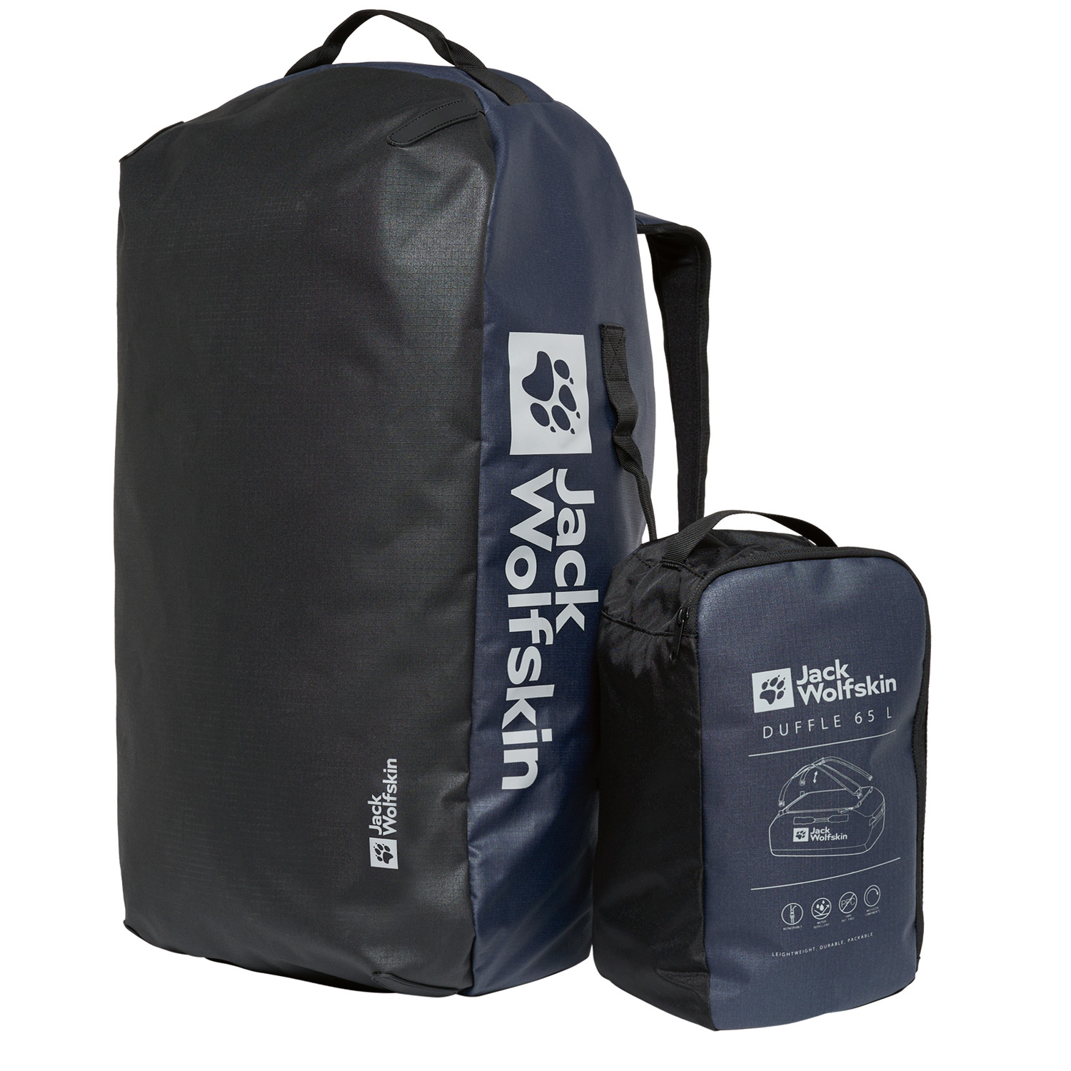 Jack Wolfskin Reisetasche/Rucksack All-In Duffle 65 midnight sky Abbildung 5