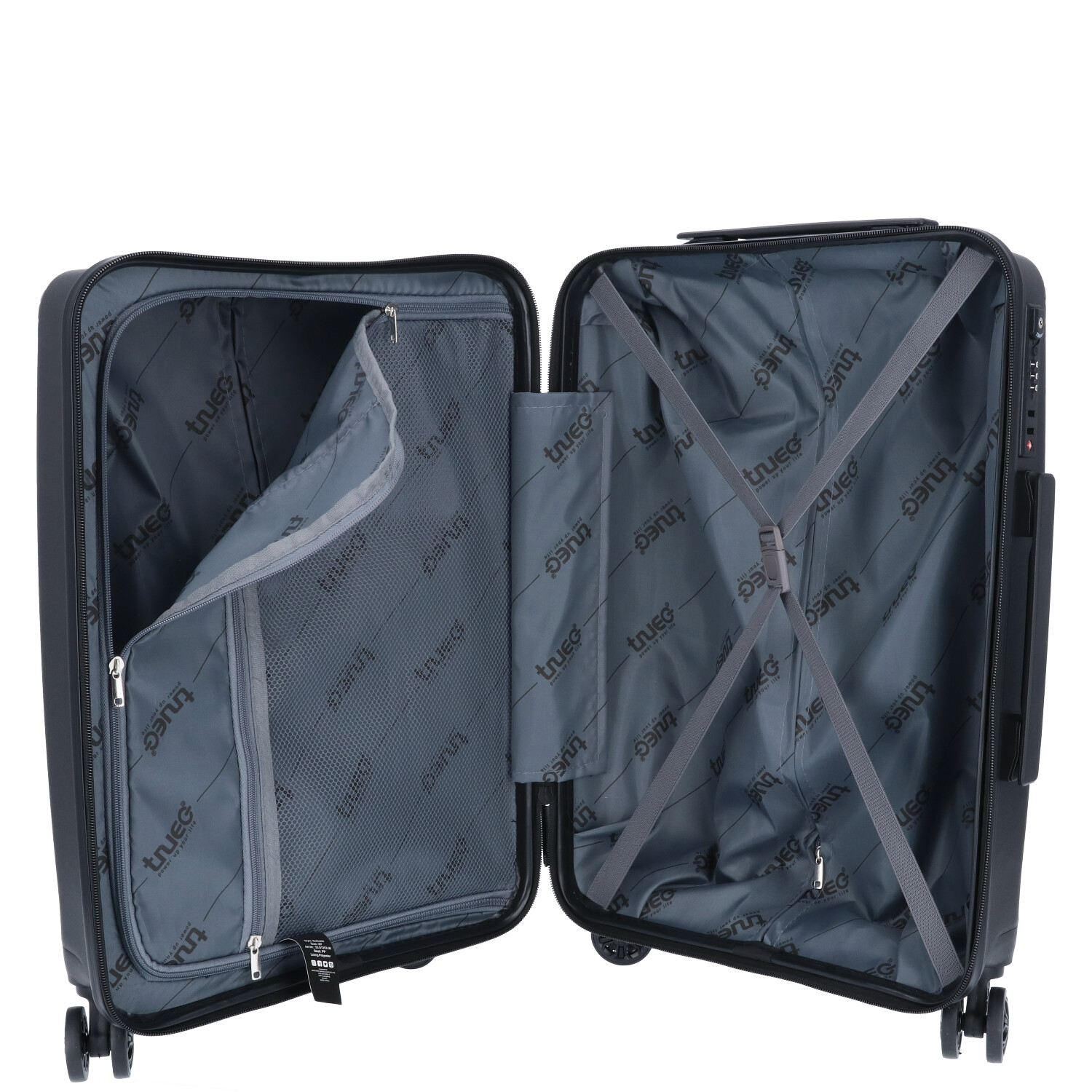 TheTrueC 4-Rad Trolley 55cm Venedig schwarz