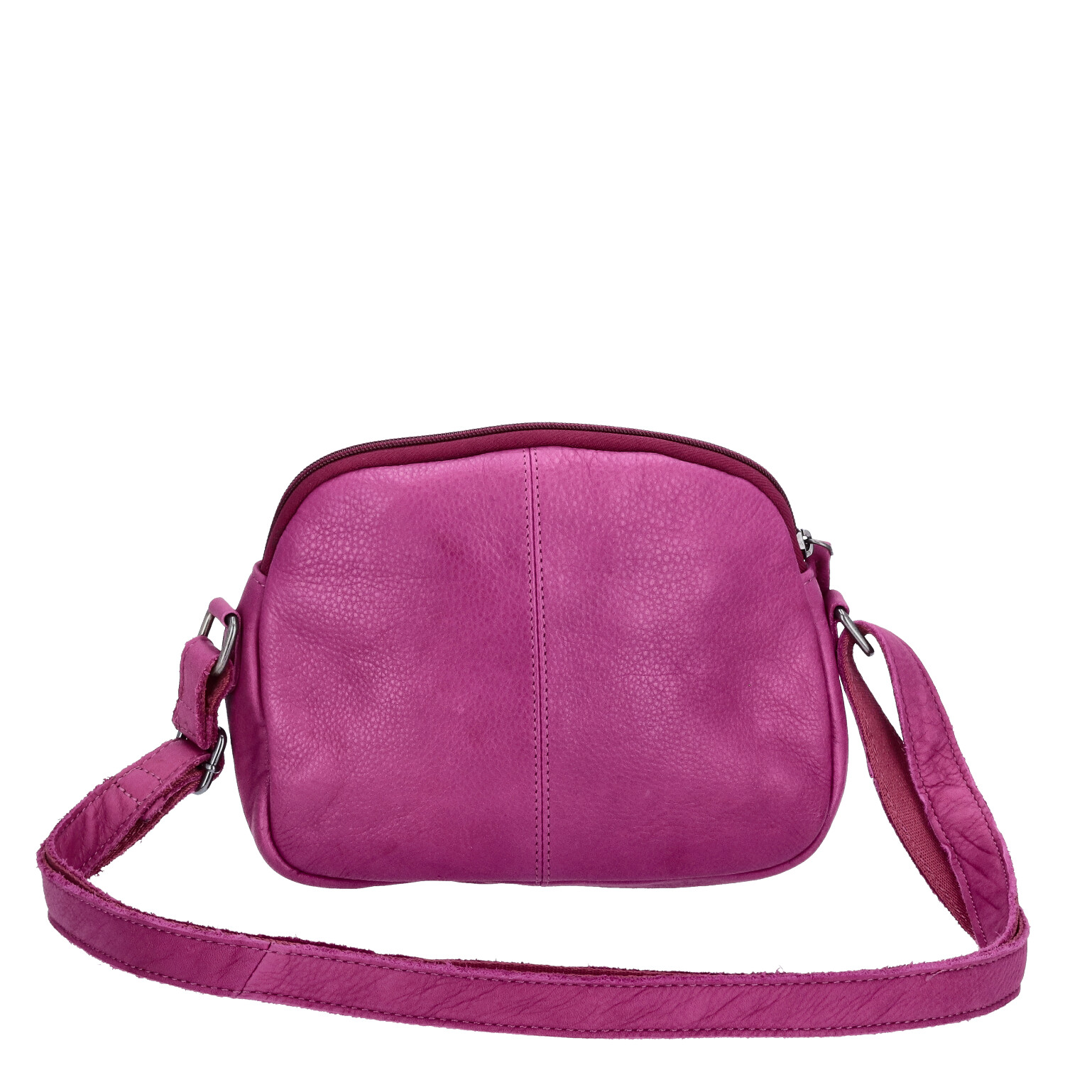 The Skandinavian Brand Damen Leder Umhängetasche  Purple