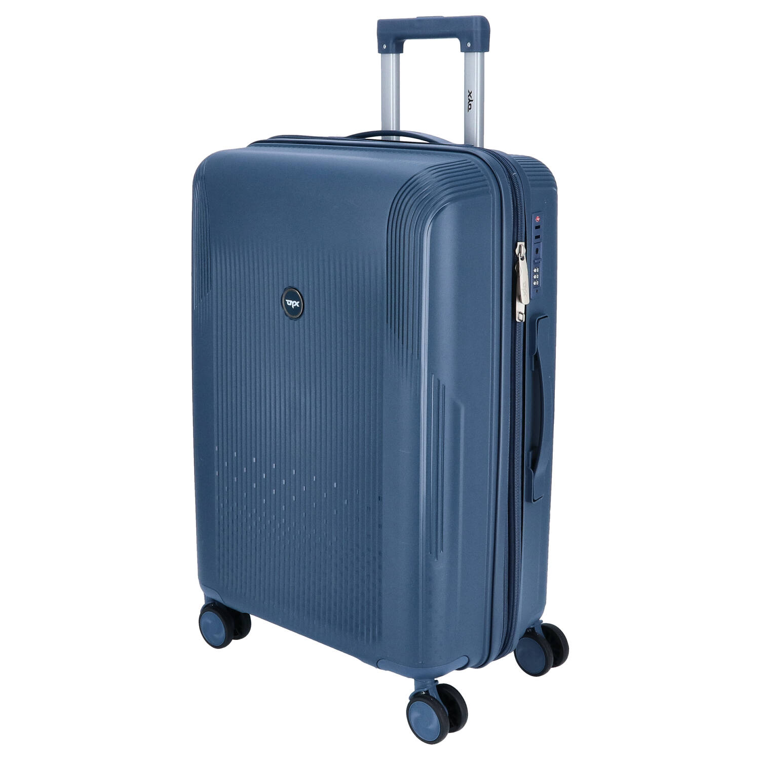 DYX 4 Rollen Koffer M 67 cm Palermo blau Abbildung 1
