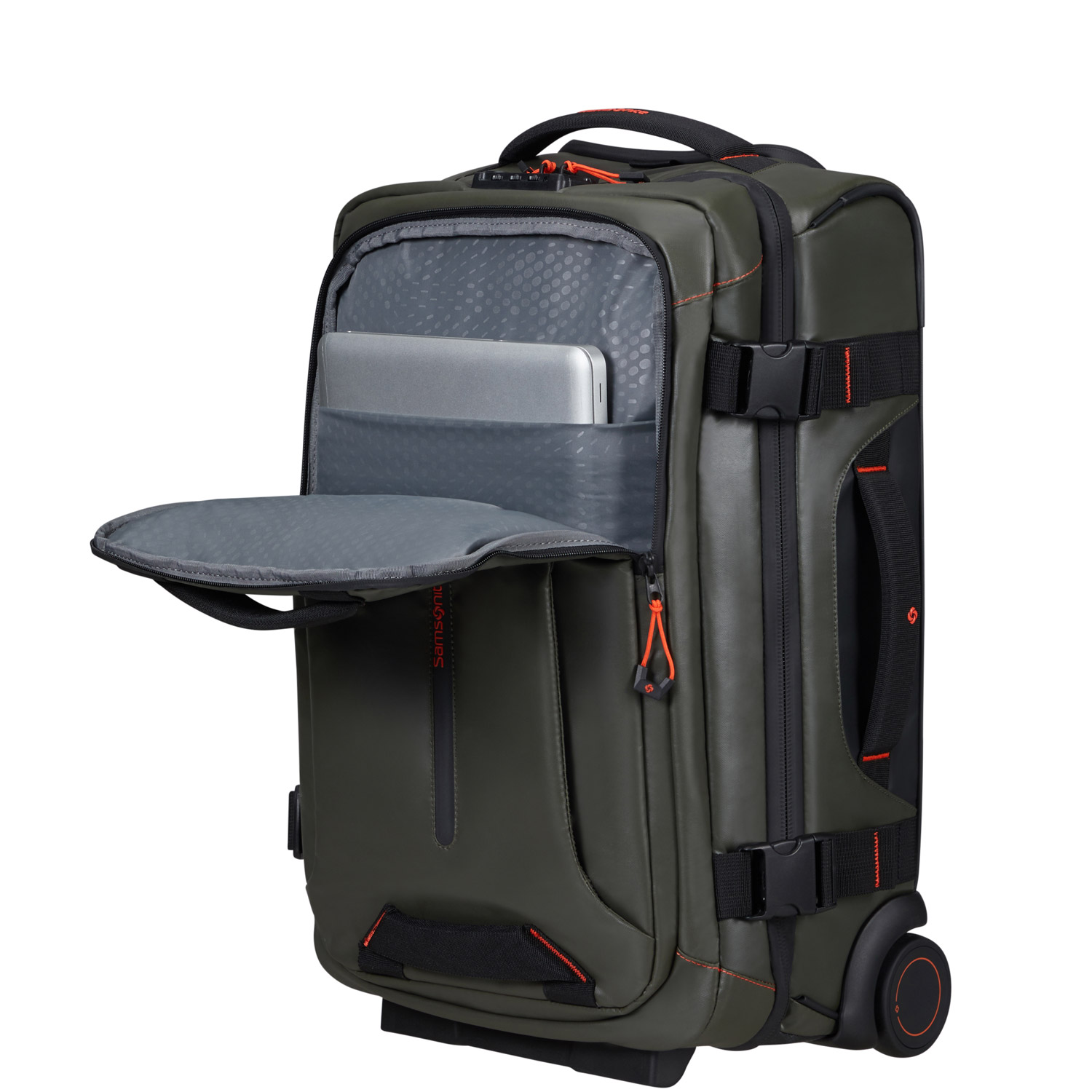 Samsonite Reisetasche mit Rollen&Doppelrahmen 55cm Ecodiver climbing ivy Abbildung 6