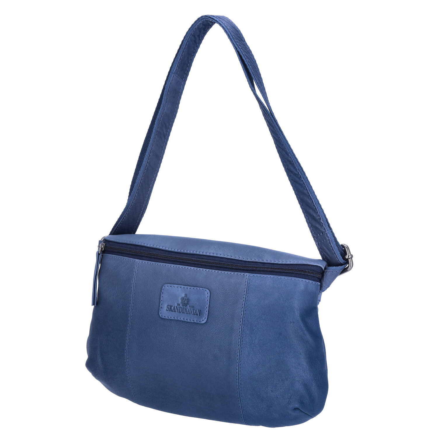 The Skandinavian Brand Leder Crossbody Bag  Blue