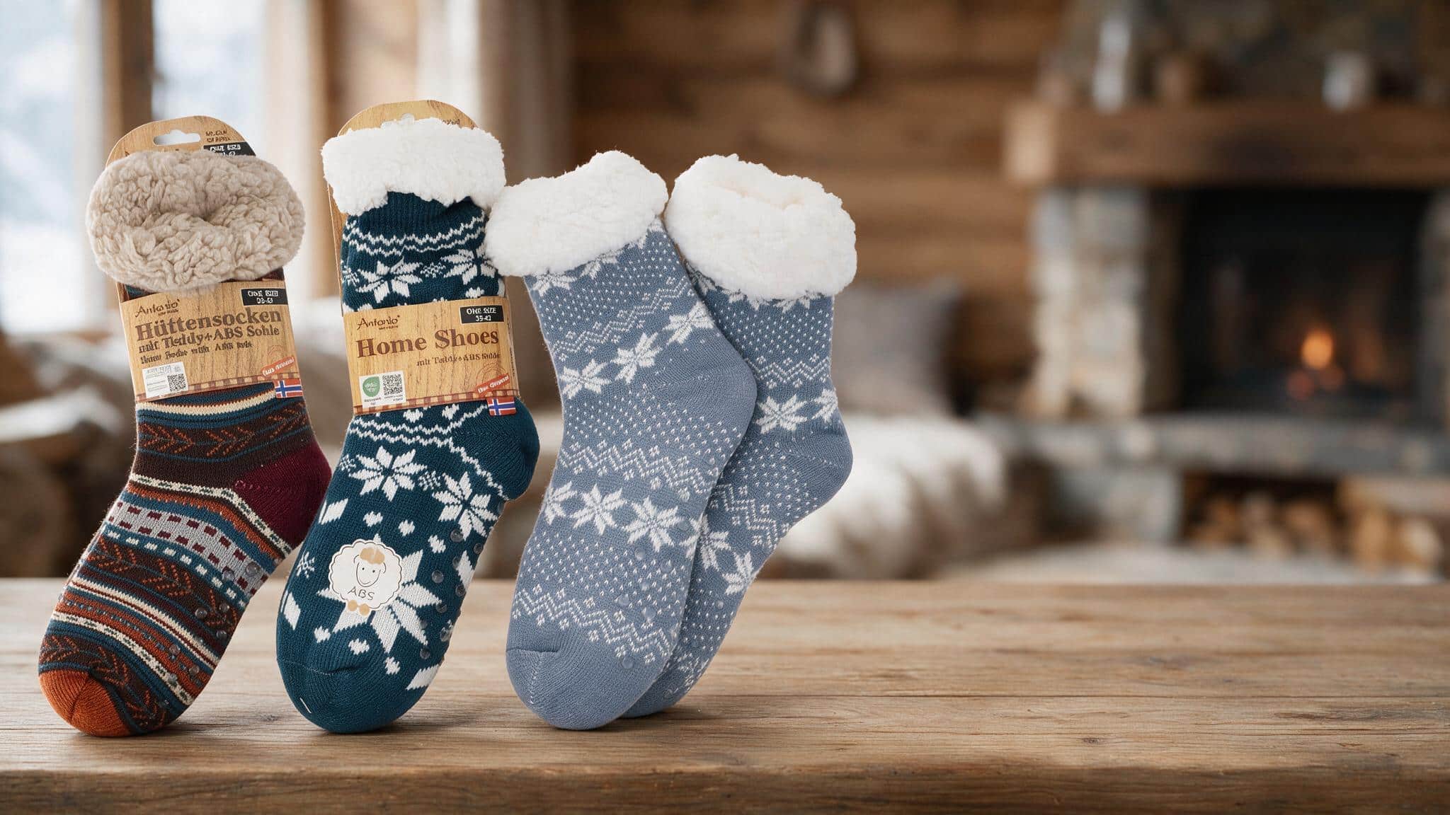 Hüttensocken für gemütlich warme Füße