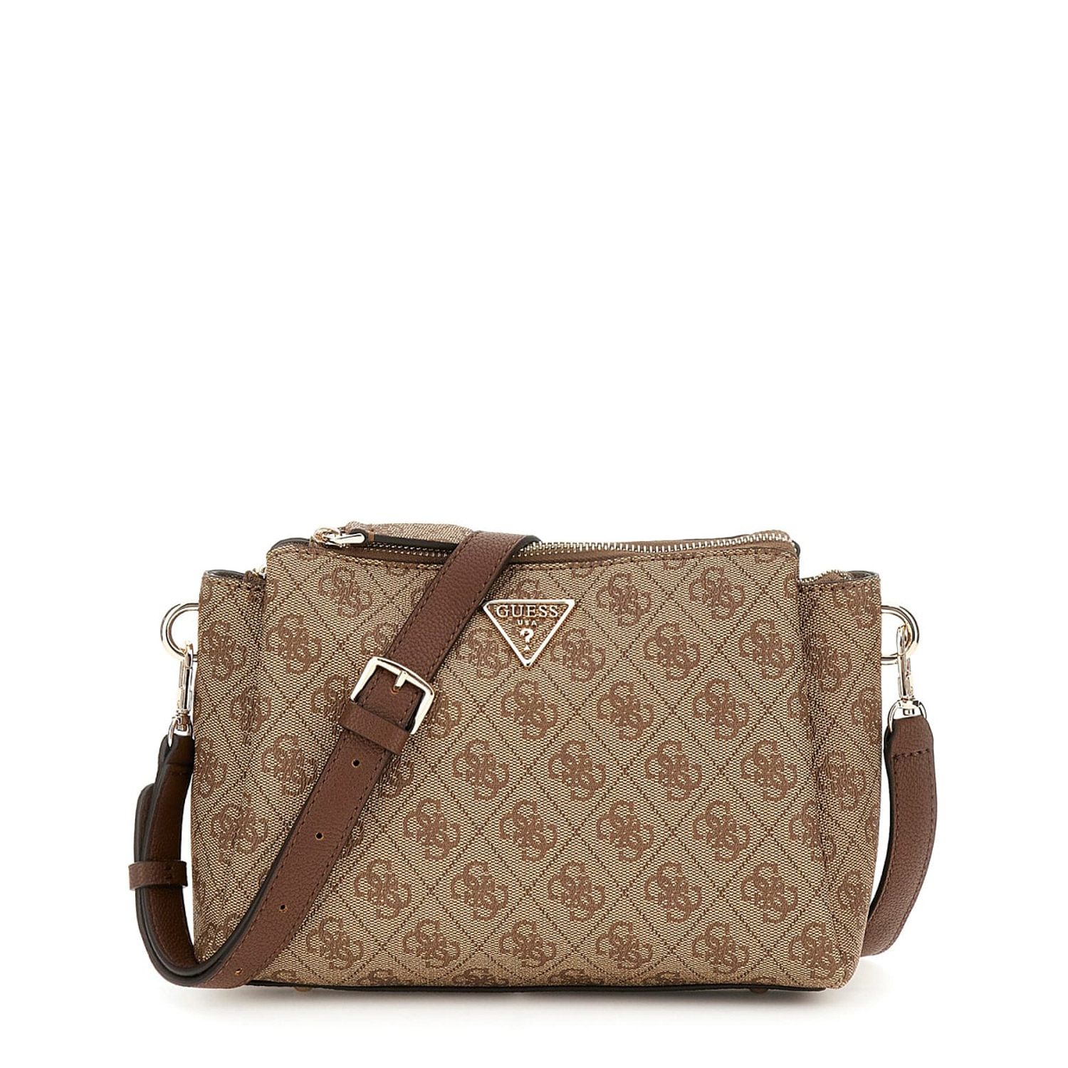 GUESS Umhängetasche Noelle II Latte Logo Abbildung 1