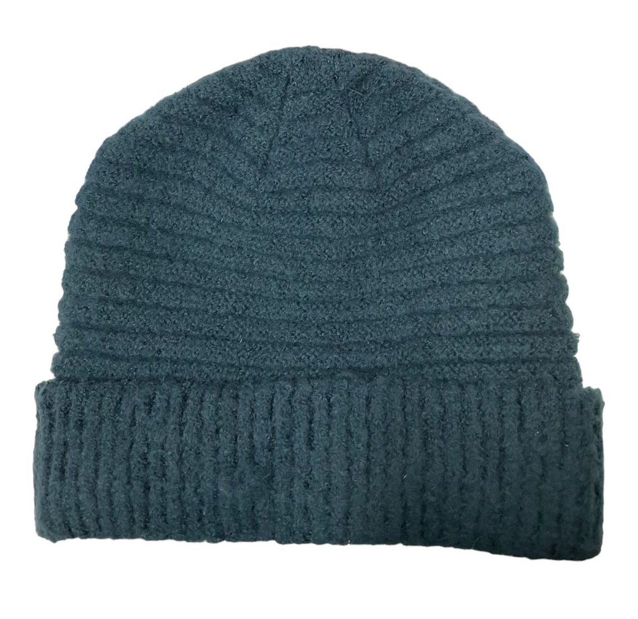 Antonio Damen Strick Mütze Bouclé Beanie - petrol Abbildung 2