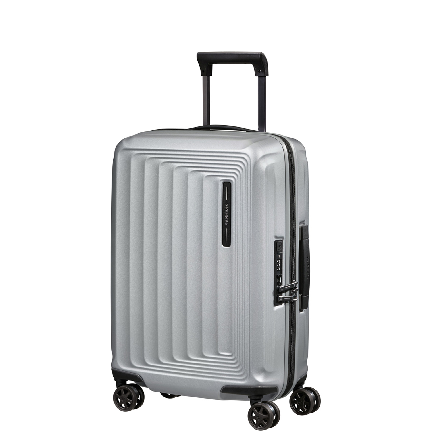 Samsonite Trolley mit 4 Rollen 55cm EXP. Nuon Matt Silver