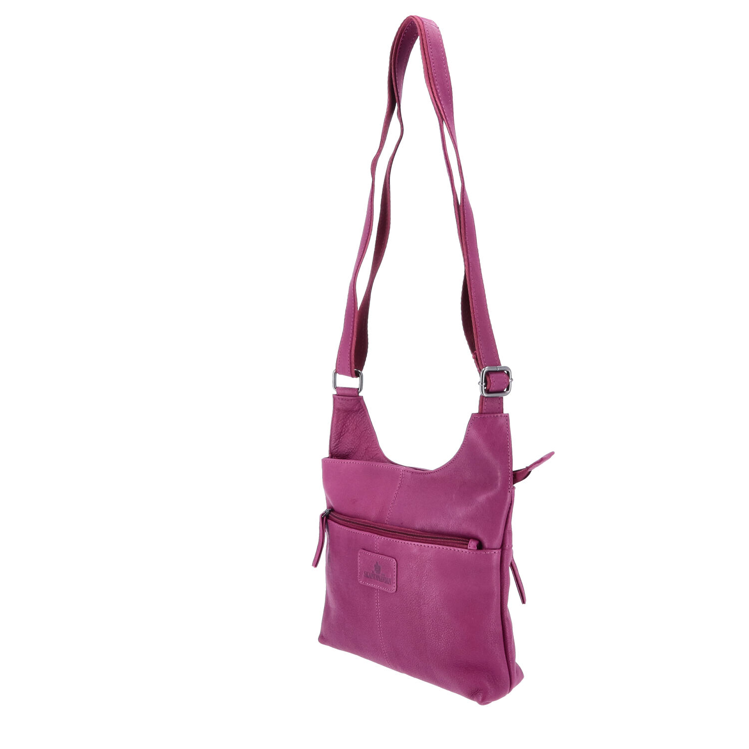 The Skandinavian Brand Leder Umhängetasche - Purple Abbildung 6