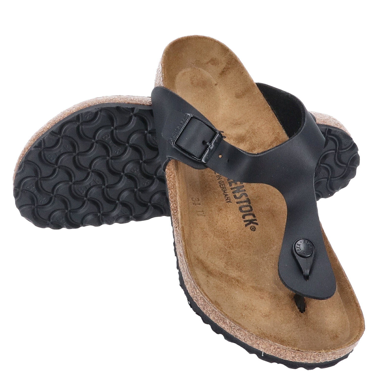 Birkenstock Sandalen Größe 41 Gizeh BS Black  