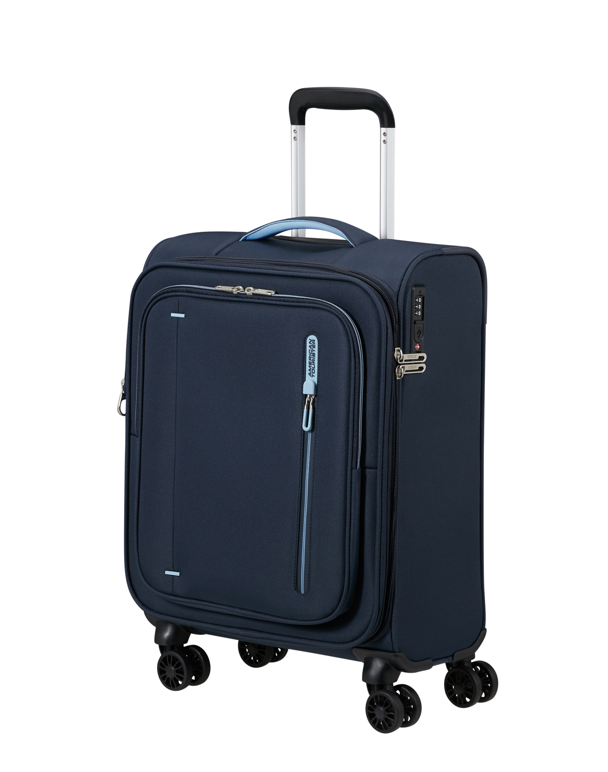American Tourister Trolley mit 4 Rollen 55 cm Cloudrider sky Navy Abbildung 1