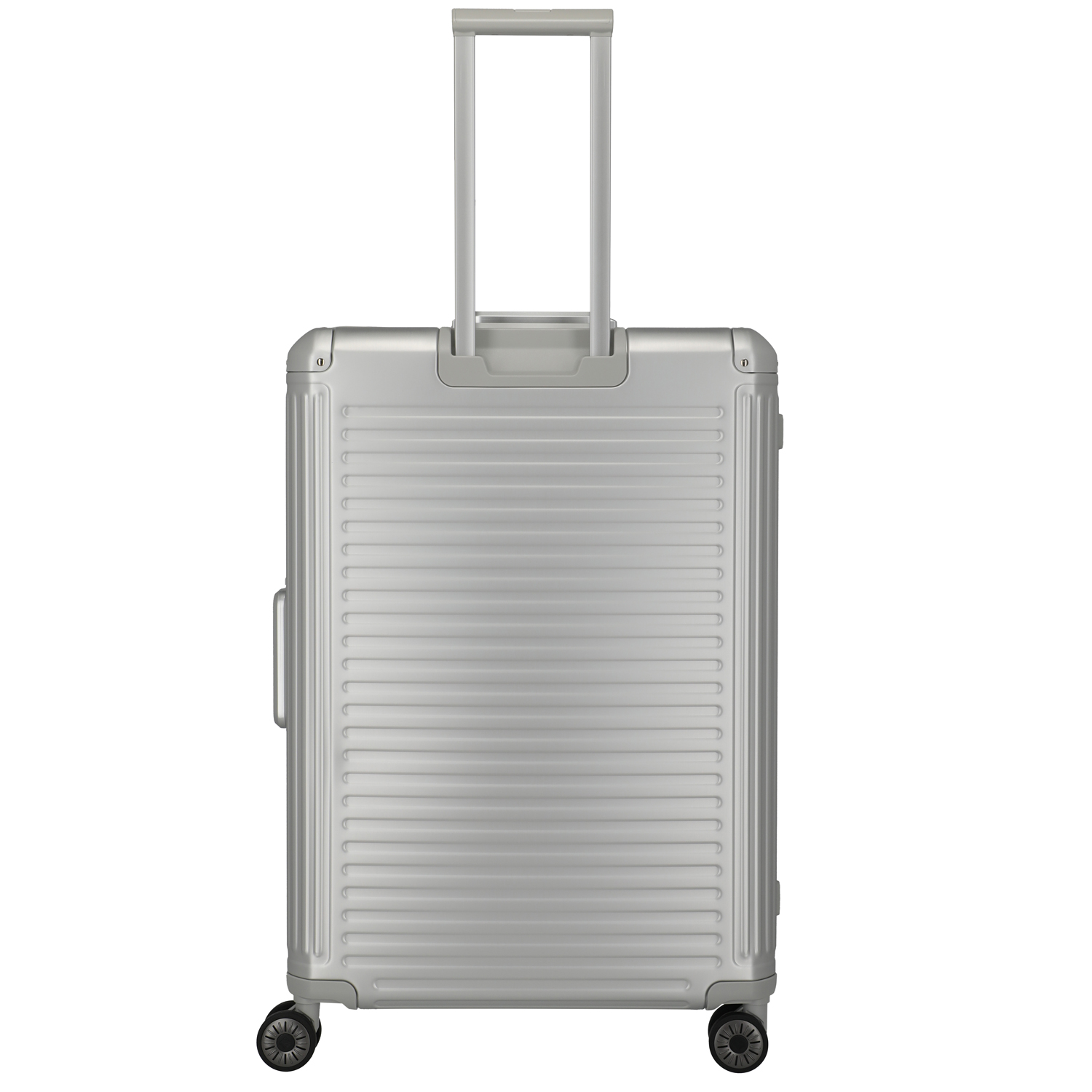 Travelite Aluminium Trolley 4 Rollen L NEXT silber