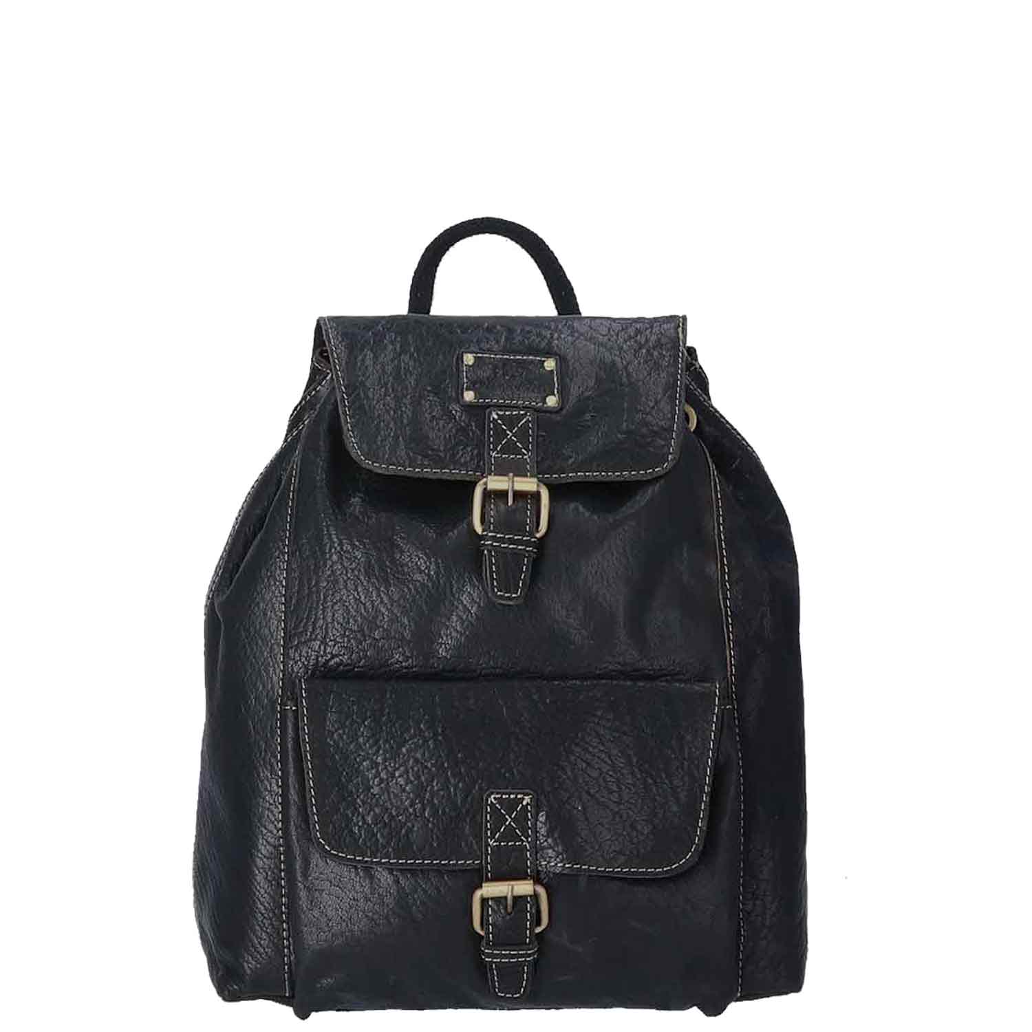 The Skandinavian Brand Backpack Leather  schwarz Abbildung 1