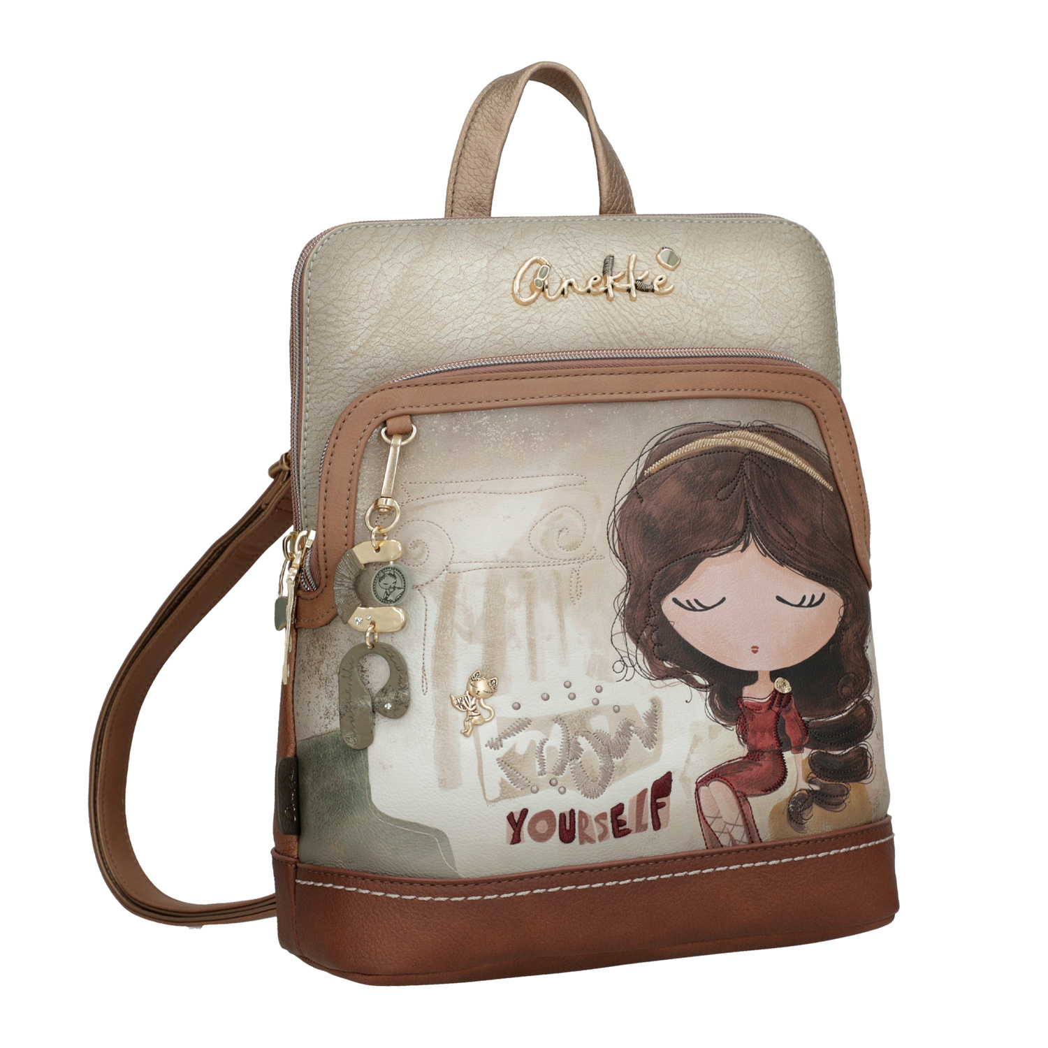 Anekke Damen Rucksack Mochila Sintetico multicolor Abbildung 1