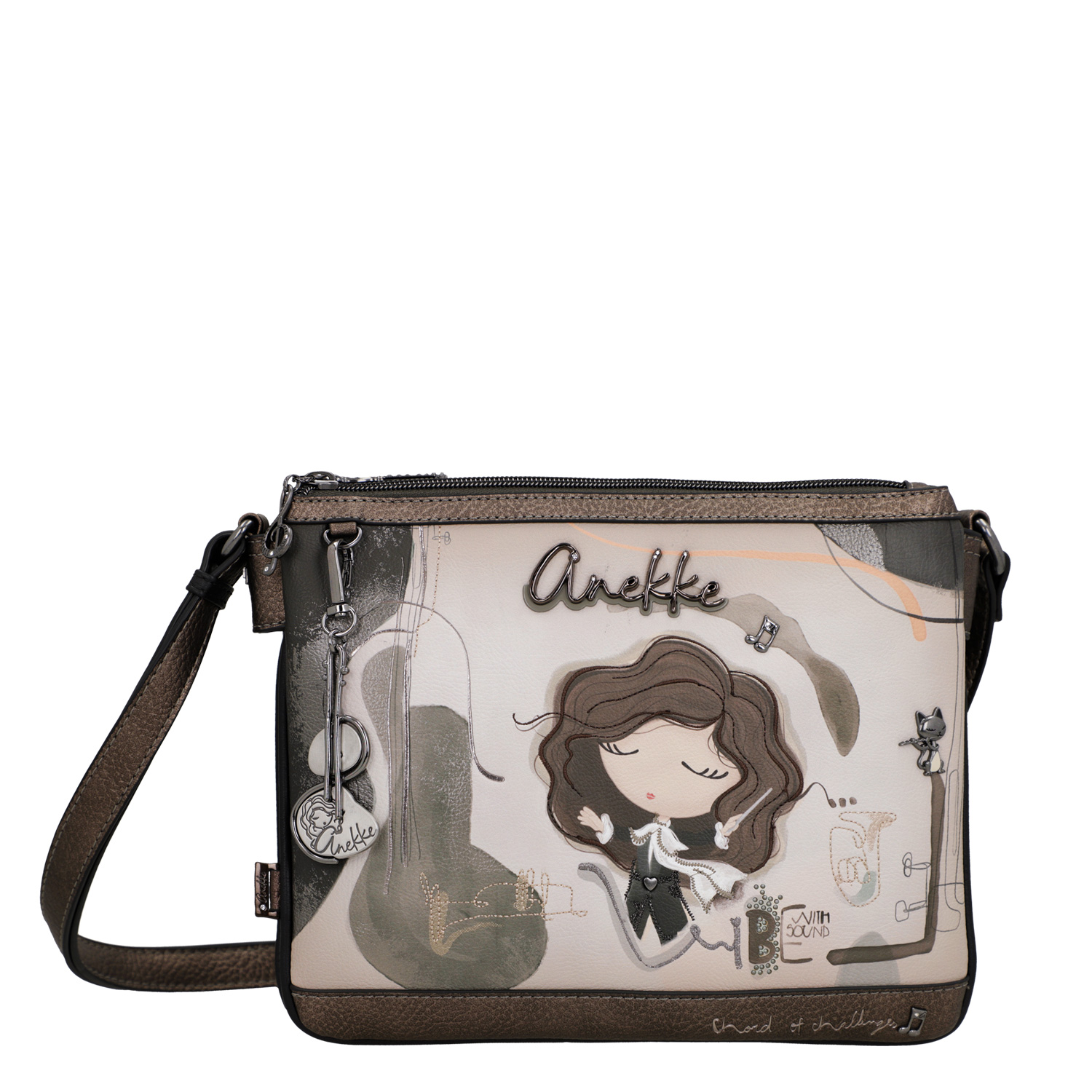 Anekke Damen Schultertasche Bolso Bandolera multicolour Abbildung 1