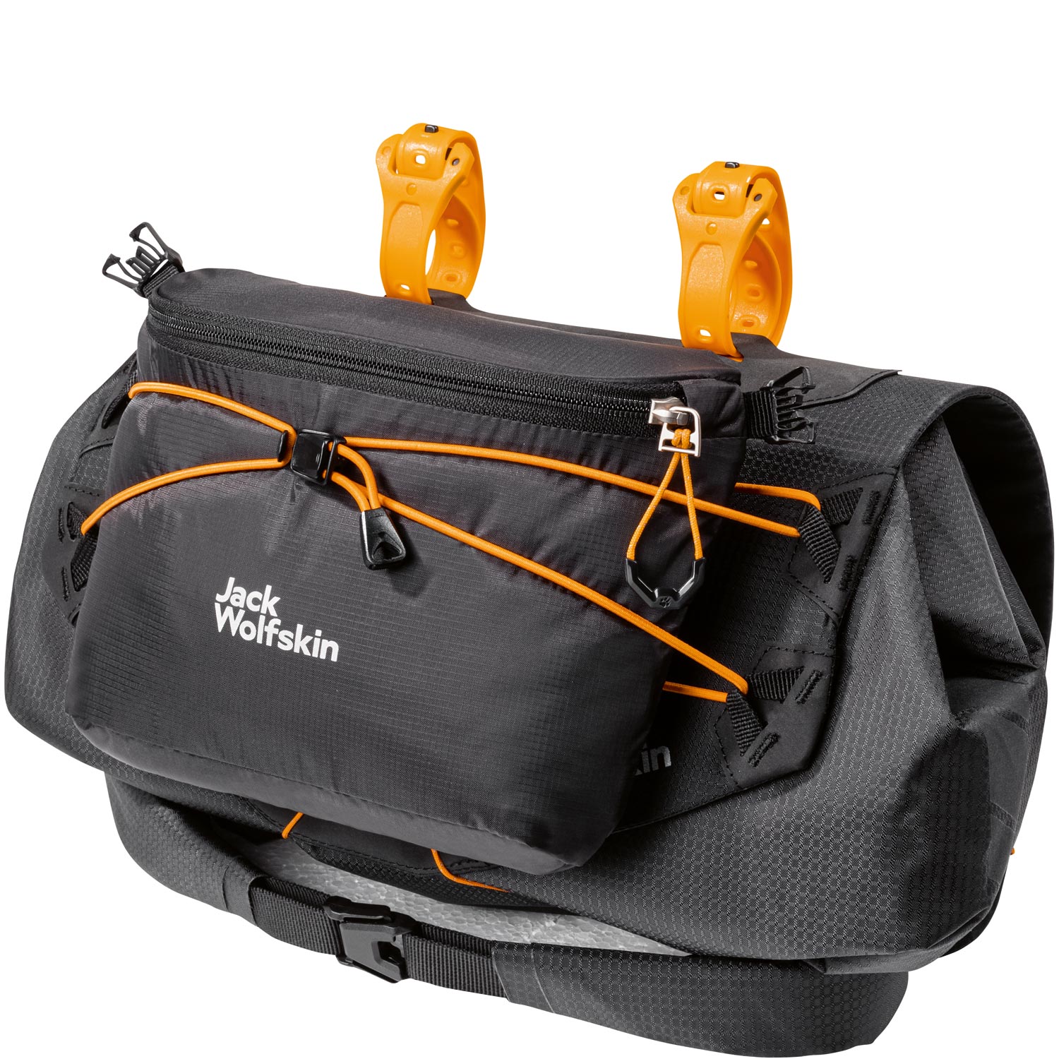 Jack Wolfskin Fahrrad-/Lenker Tasche Morobbia Bar Roll flash black