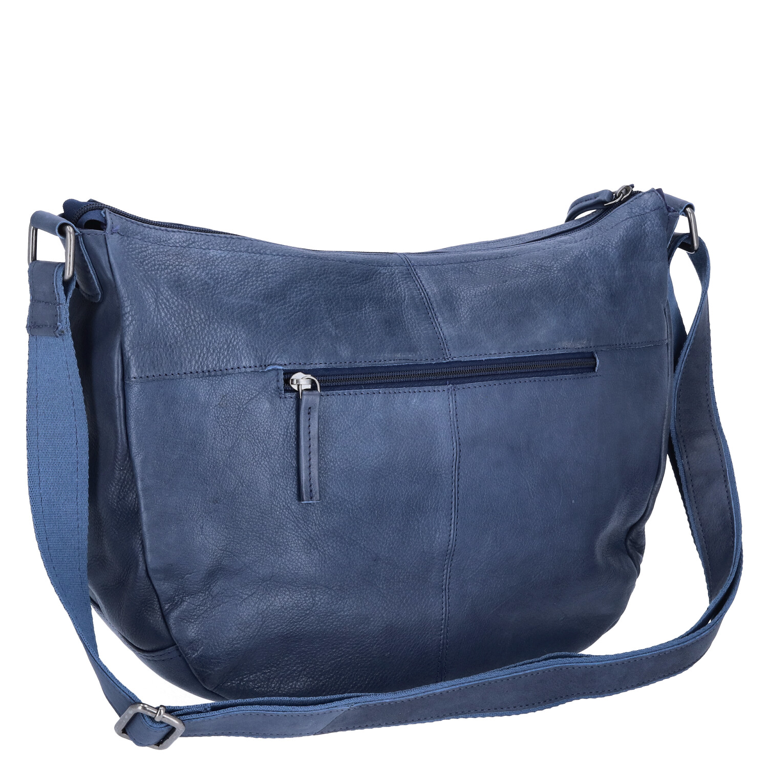 The Skandinavian Brand Leder Umhängetasche  Blue