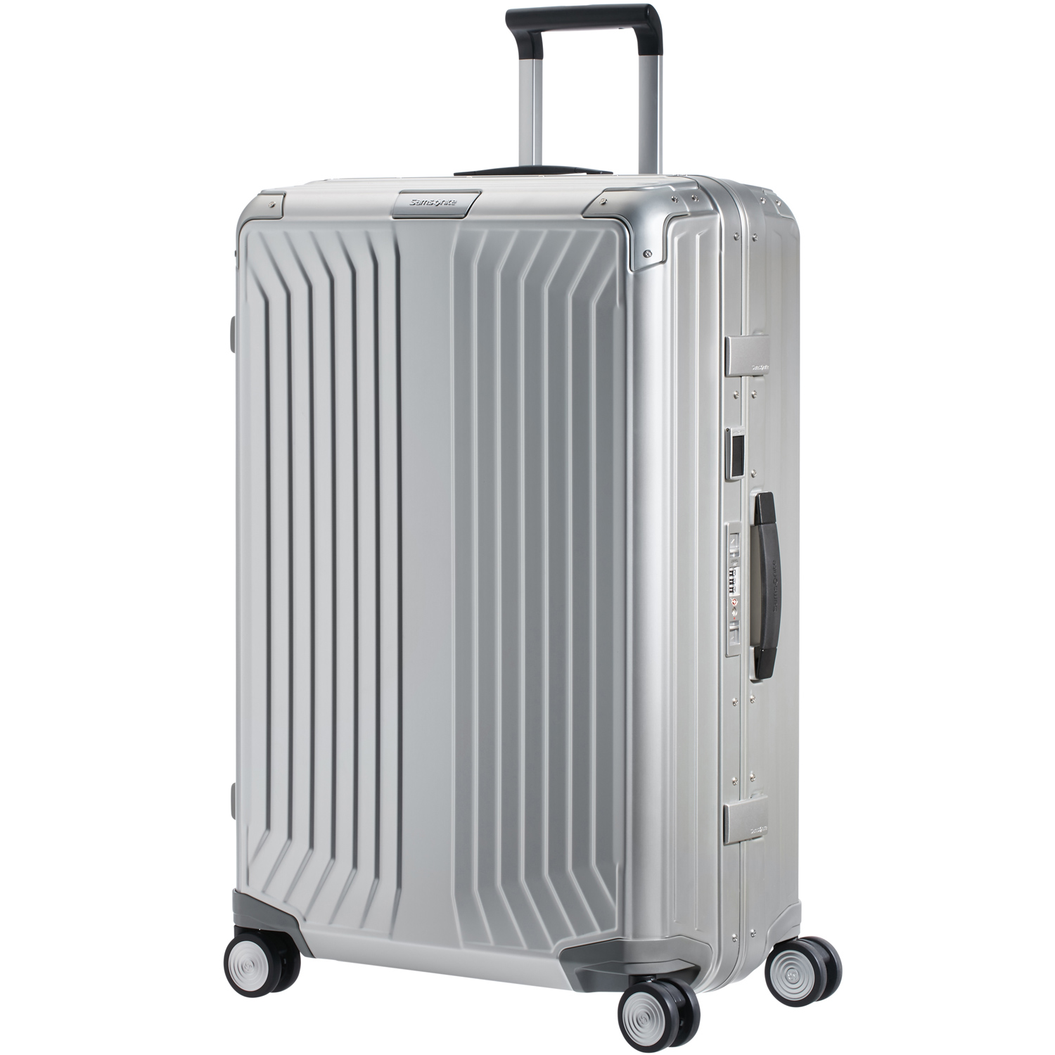 Samsonite Trolley mit 4 Rollen 76cm Lite-Box Aluminium silber Abbildung 1 Samsonite Trolley mit 4 Rollen 76cm Lite-Box Aluminium silber Abbildung 1
