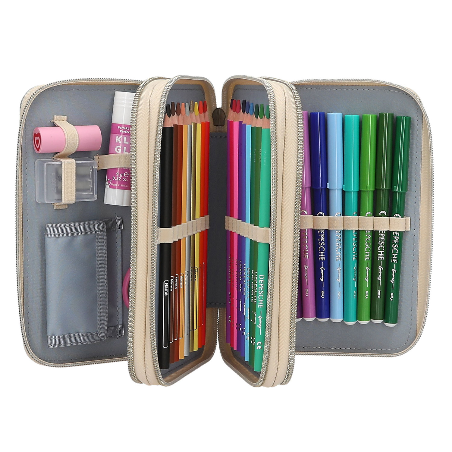 Depesche 3-Fach Federtasche Miss Melody LED Abbildung 6