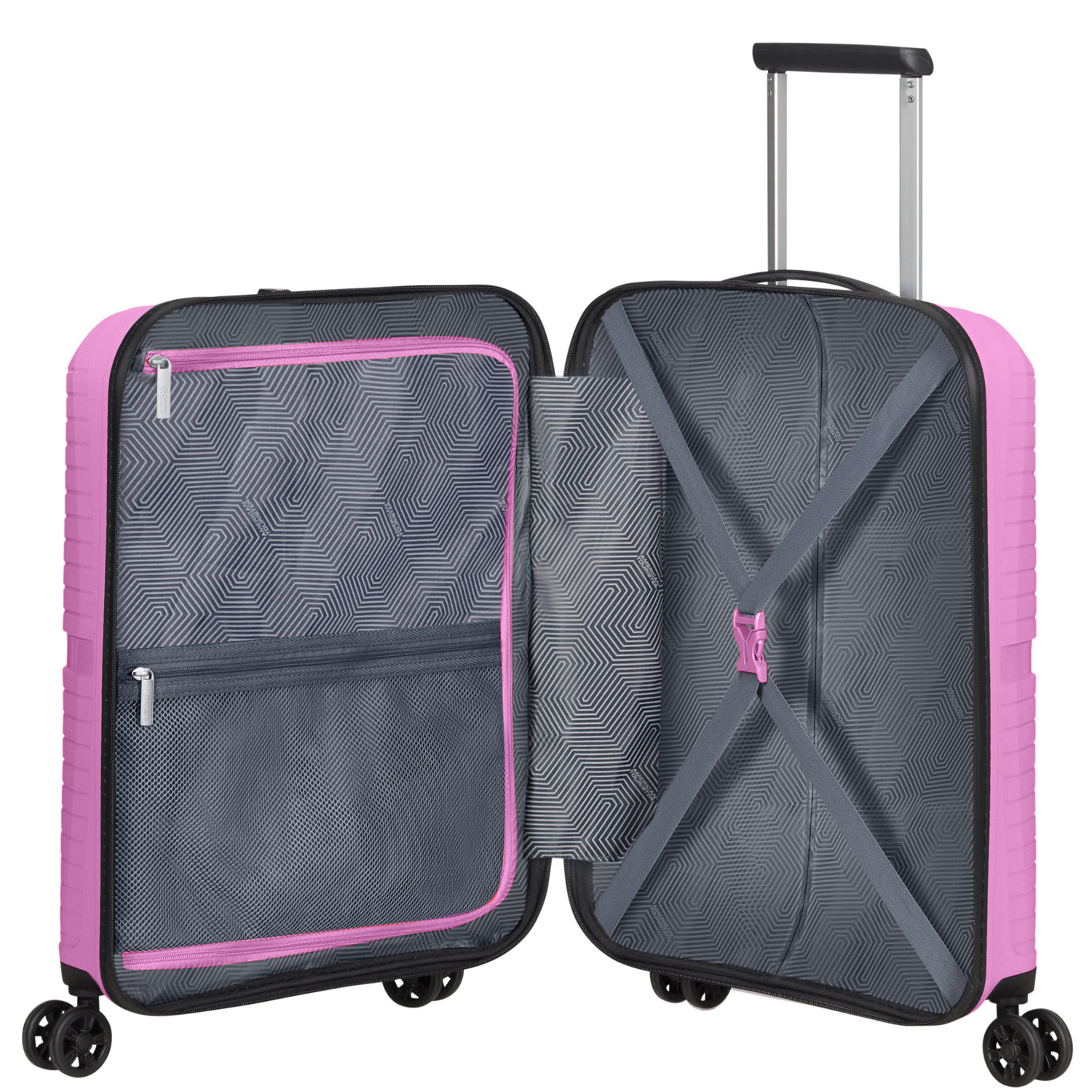 American Tourister Koffer mit 4 Rollen 55cm Airconic pink lemonade Abbildung 4 American Tourister Koffer mit 4 Rollen 55cm Airconic pink lemonade Abbildung 4