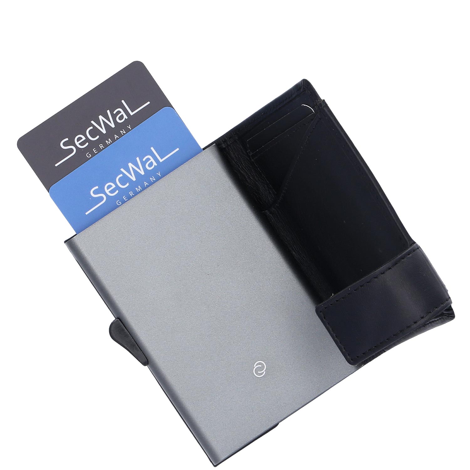 Secwal Mini Wallet Kreditkartenetui schwarz