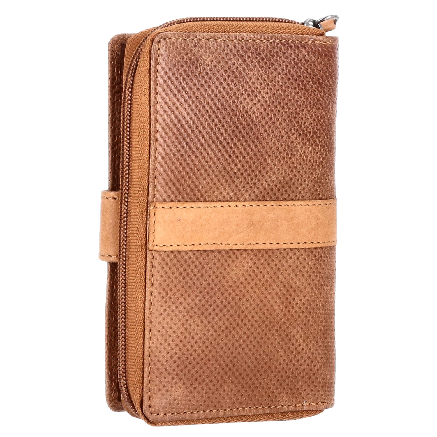 The Skandinavian Brand Damen Leder Geldbörse  Cognac Abbildung 3