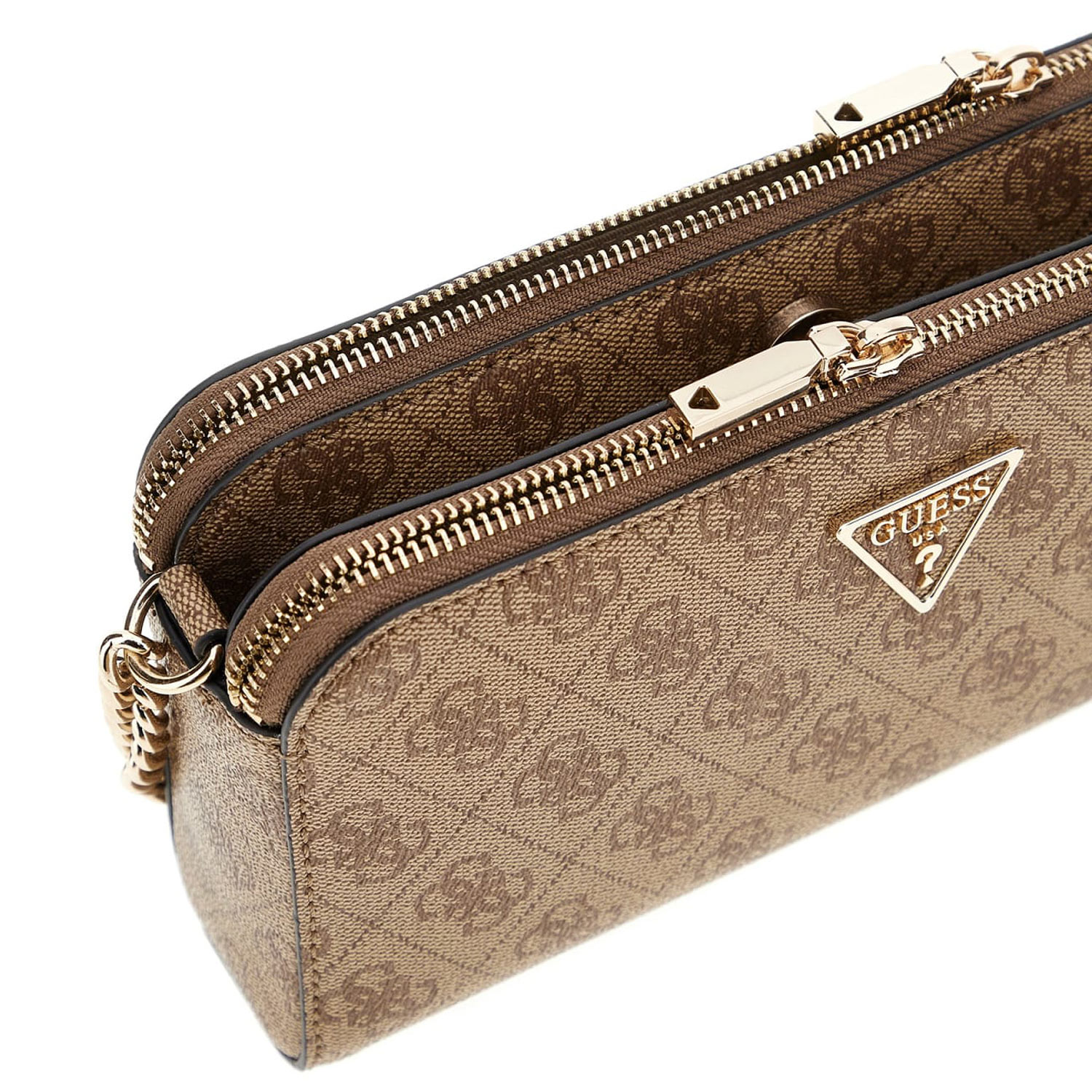 GUESS Clutch Umhängetasche Eco Erica Latte Logo Abbildung 3 GUESS Clutch Umhängetasche Eco Erica Latte Logo Abbildung 3